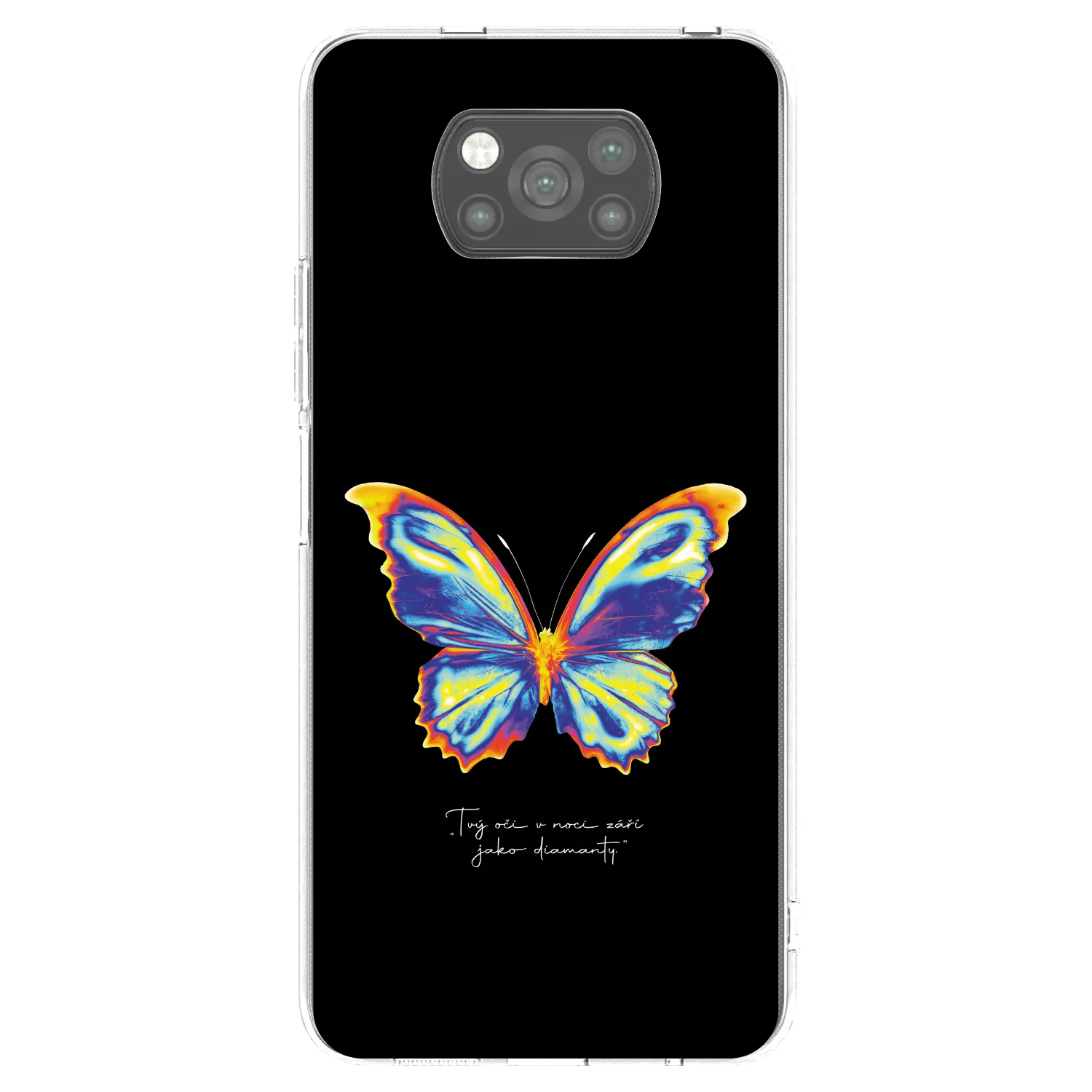 Picasee crna silikonska maskica za Xiaomi Poco X3 Pro - Diamanty Black
