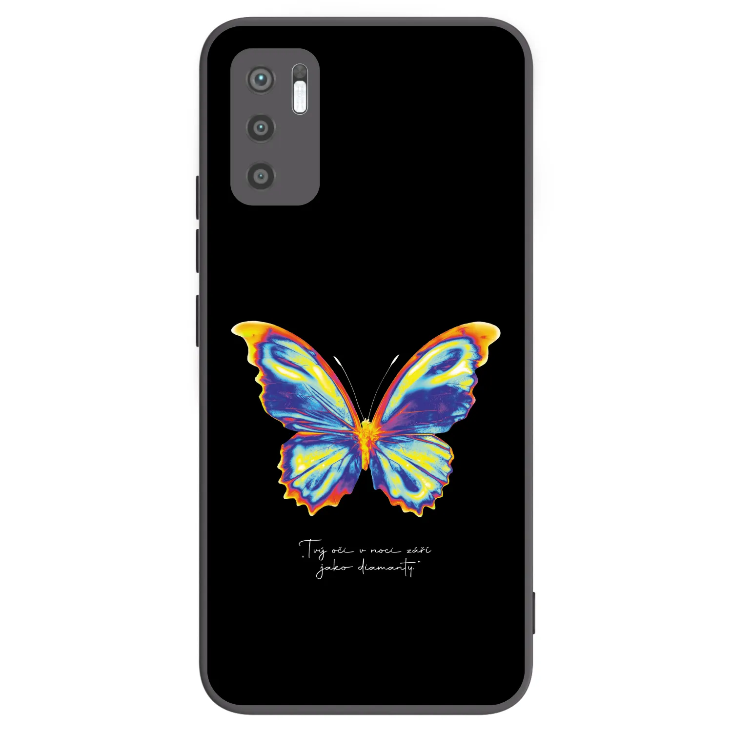 Picasee crna silikonska maskica za Xiaomi Redmi Note 10 5G - Diamanty Black