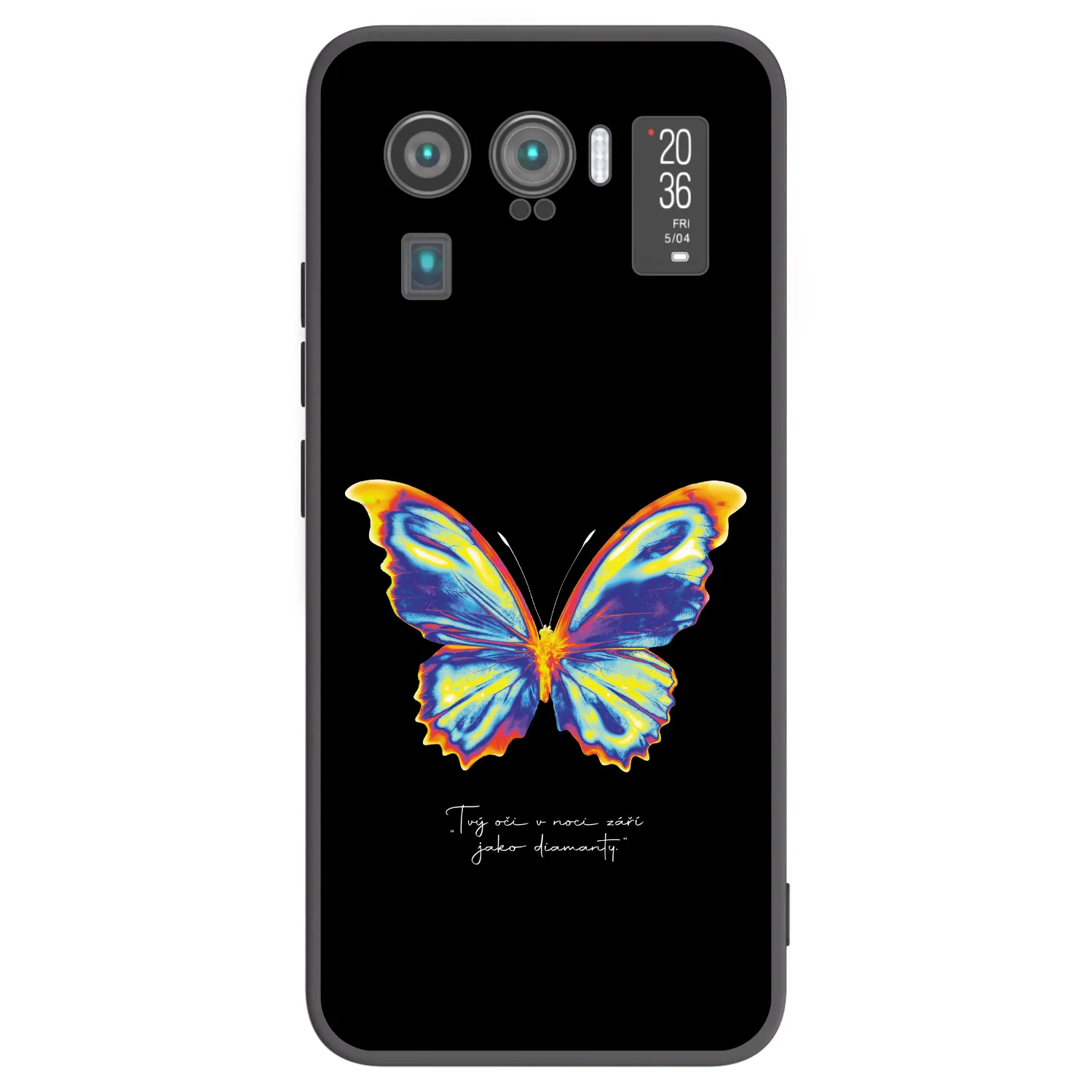 Picasee crna silikonska maskica za Xiaomi Mi 11 Ultra - Diamanty Black