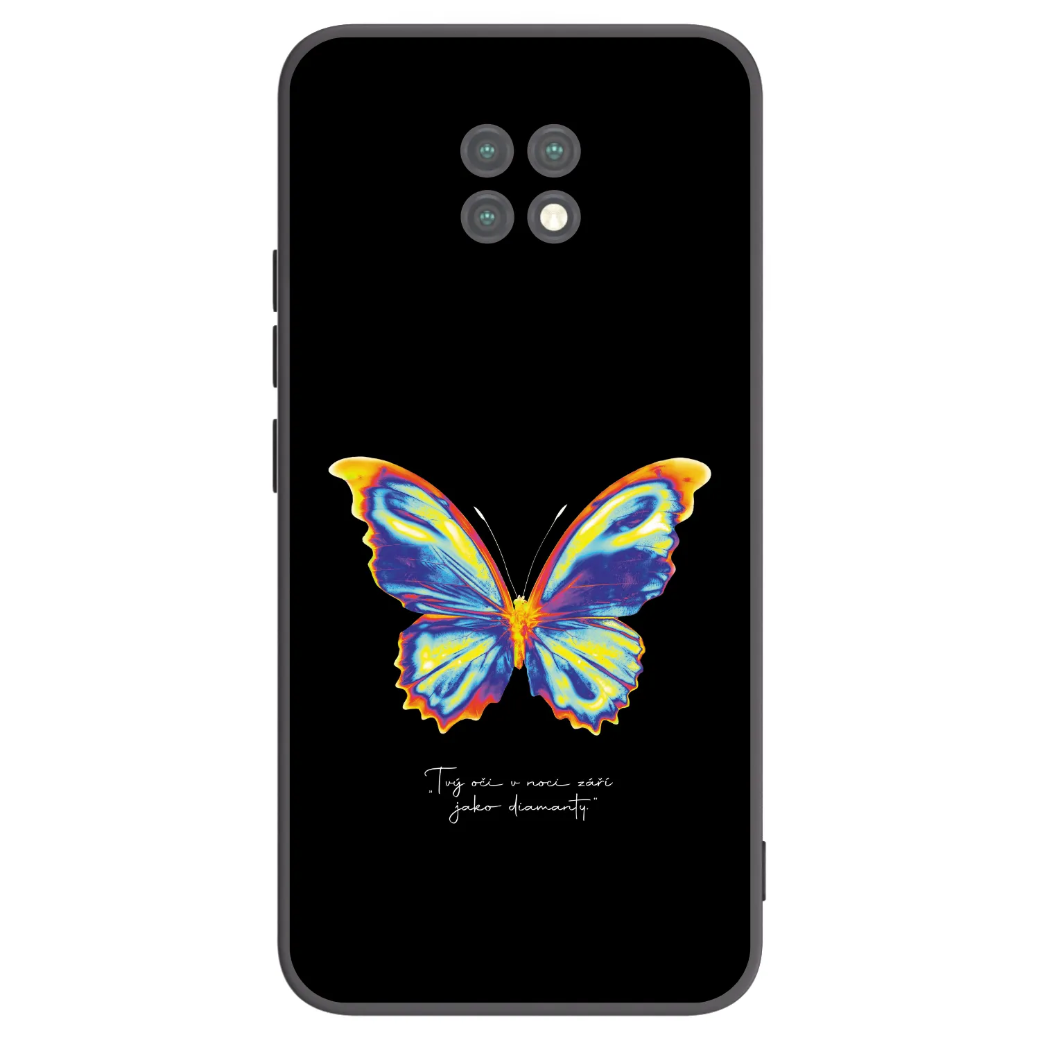 Picasee crna silikonska maskica za Xiaomi Redmi Note 9T - Diamanty Black