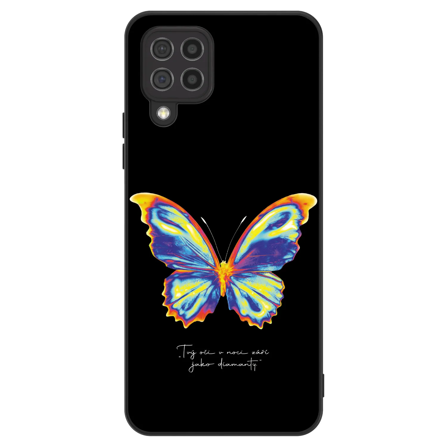 Picasee ULTIMATE CASE za Samsung Galaxy A22 A225F 4G - Diamanty Black