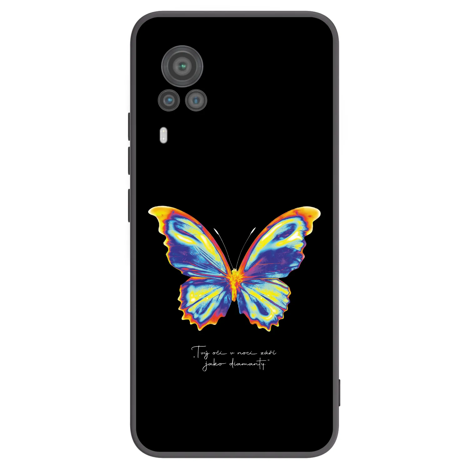 Picasee crna silikonska maskica za Vivo X60 Pro 5G - Diamanty Black