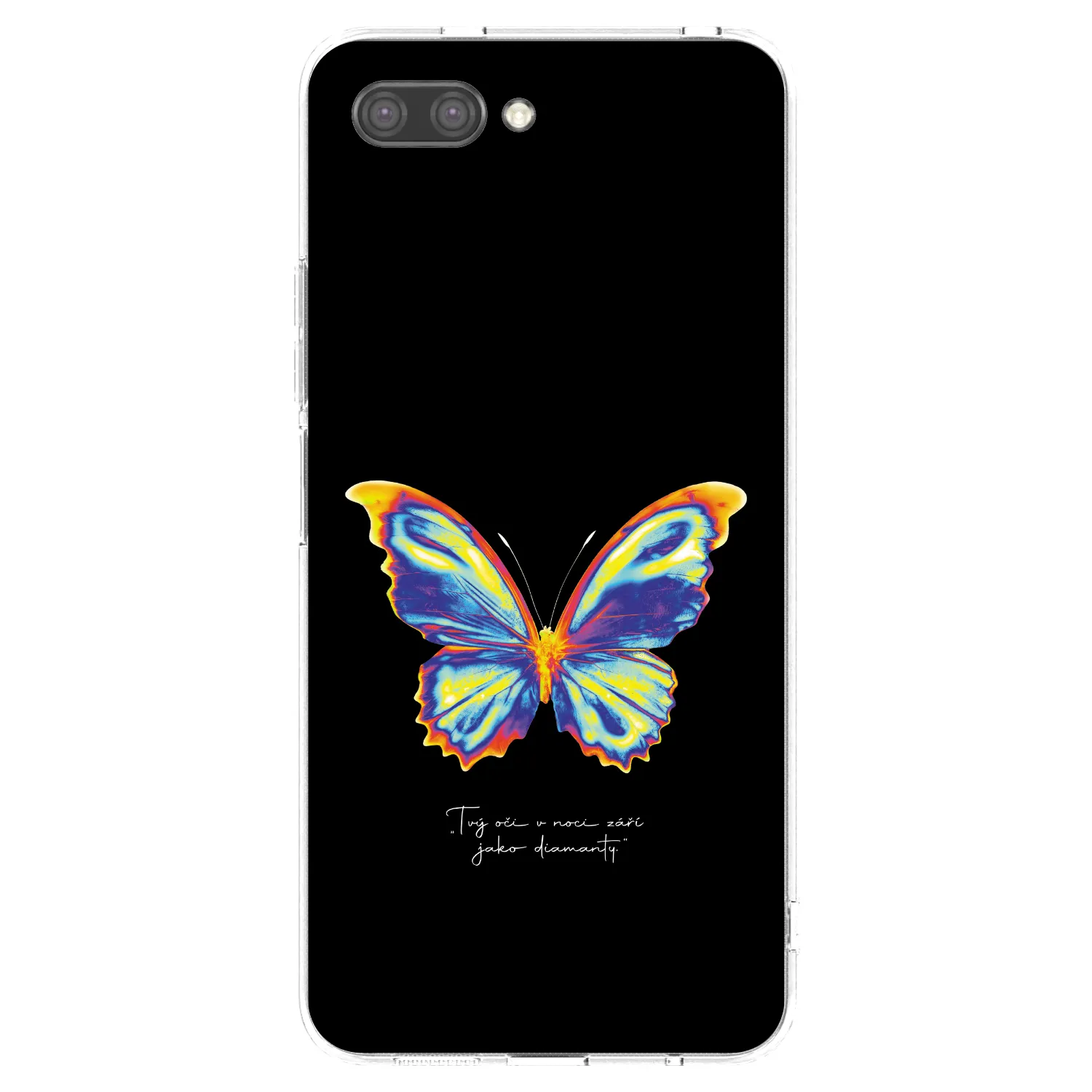 Picasee silikonska prozirna maskica za Honor 10 - Diamanty Black