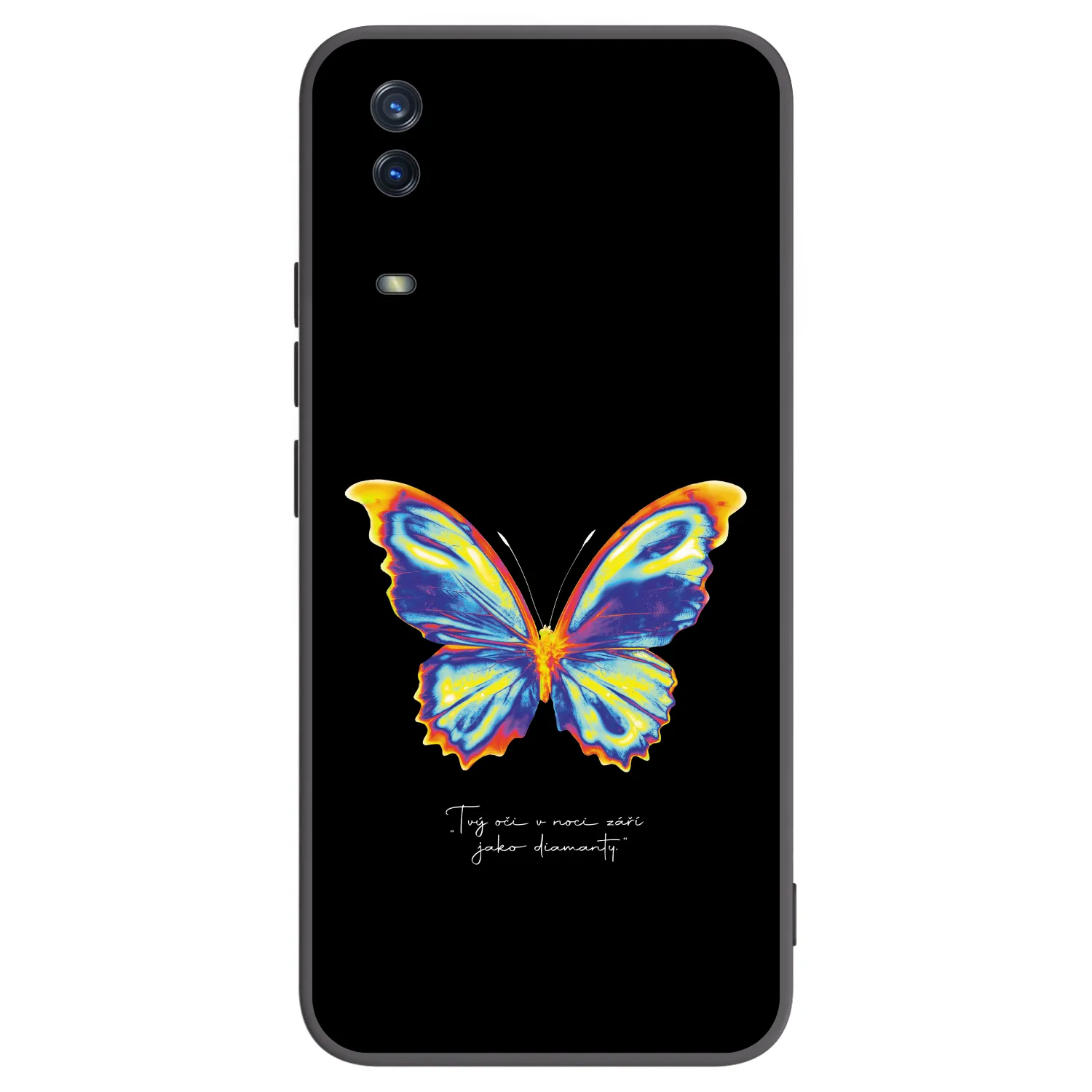 Picasee crna silikonska maskica za Vivo Y11s - Diamanty Black