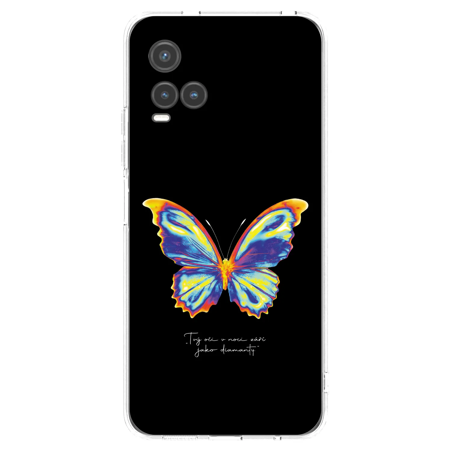 Picasee silikonska prozirna maskica za Vivo Y33s - Diamanty Black