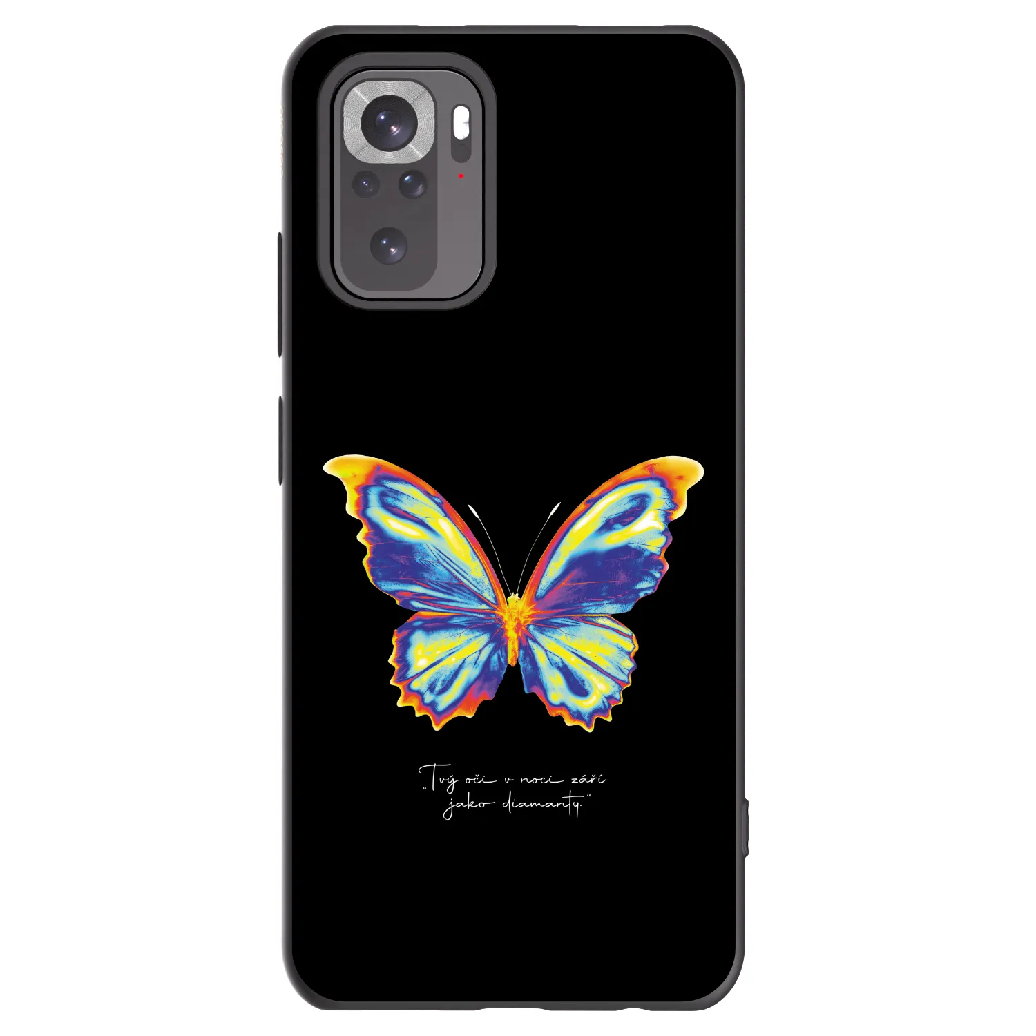 Picasee crna silikonska maskica za Xiaomi Redmi Note 11S 4G - Diamanty Black