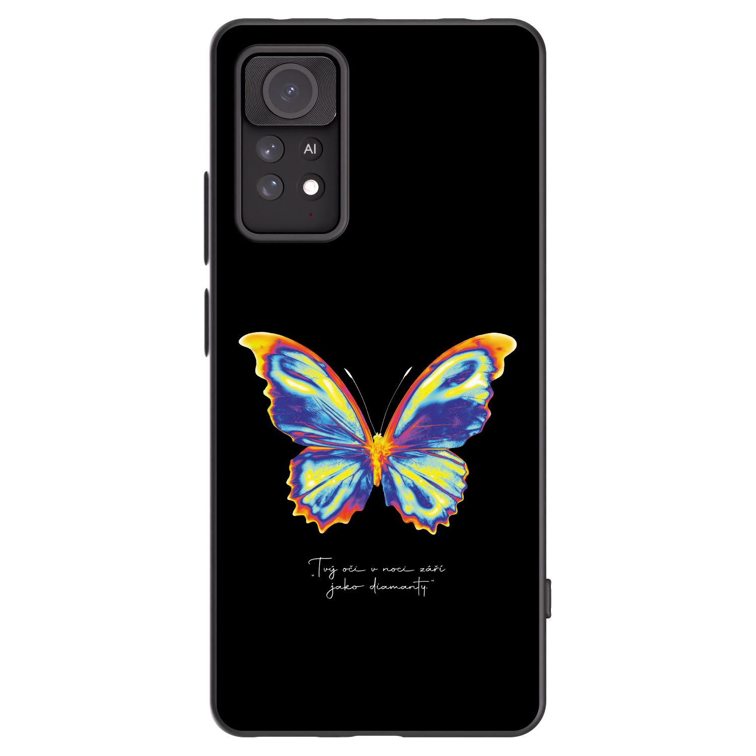 Picasee crna silikonska maskica za Xiaomi Redmi Note 11 Pro 5G - Diamanty Black