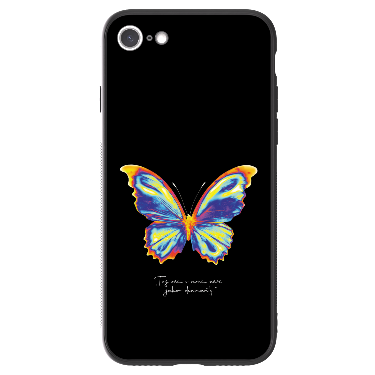 Picasee ULTIMATE CASE za Apple iPhone SE 2022 - Diamanty Black