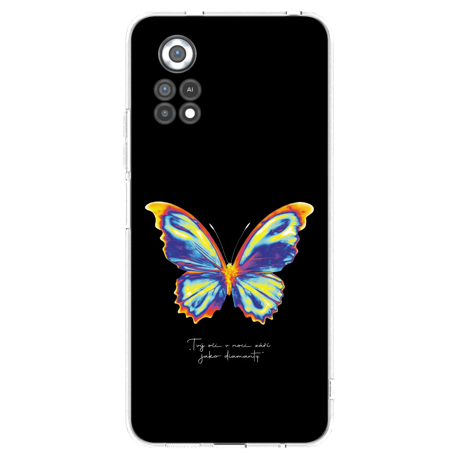 Picasee silikonska prozirna maskica za Xiaomi Poco X4 Pro 5G - Diamanty Black