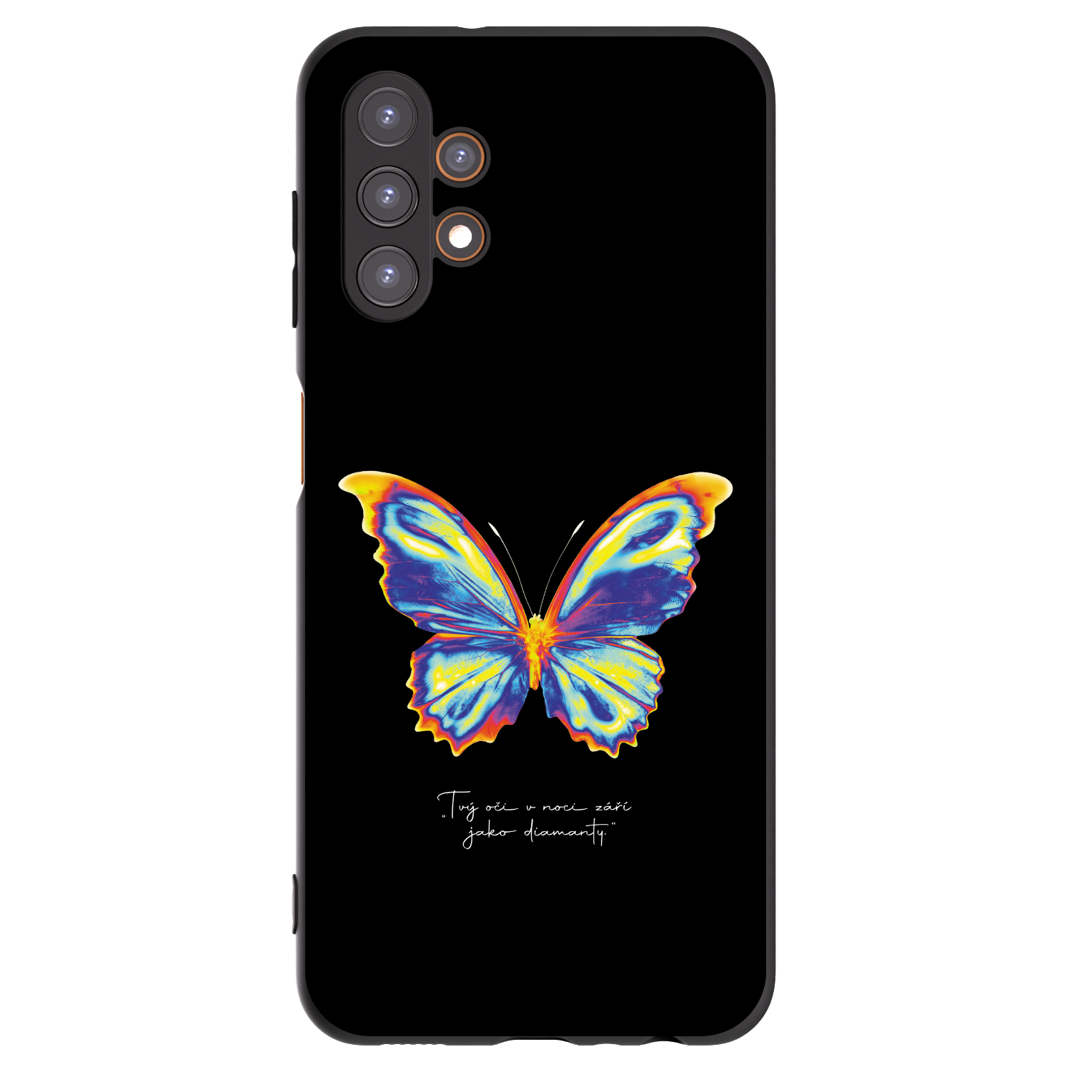 Picasee crna silikonska maskica za Samsung Galaxy A13 4G A135 - Diamanty Black