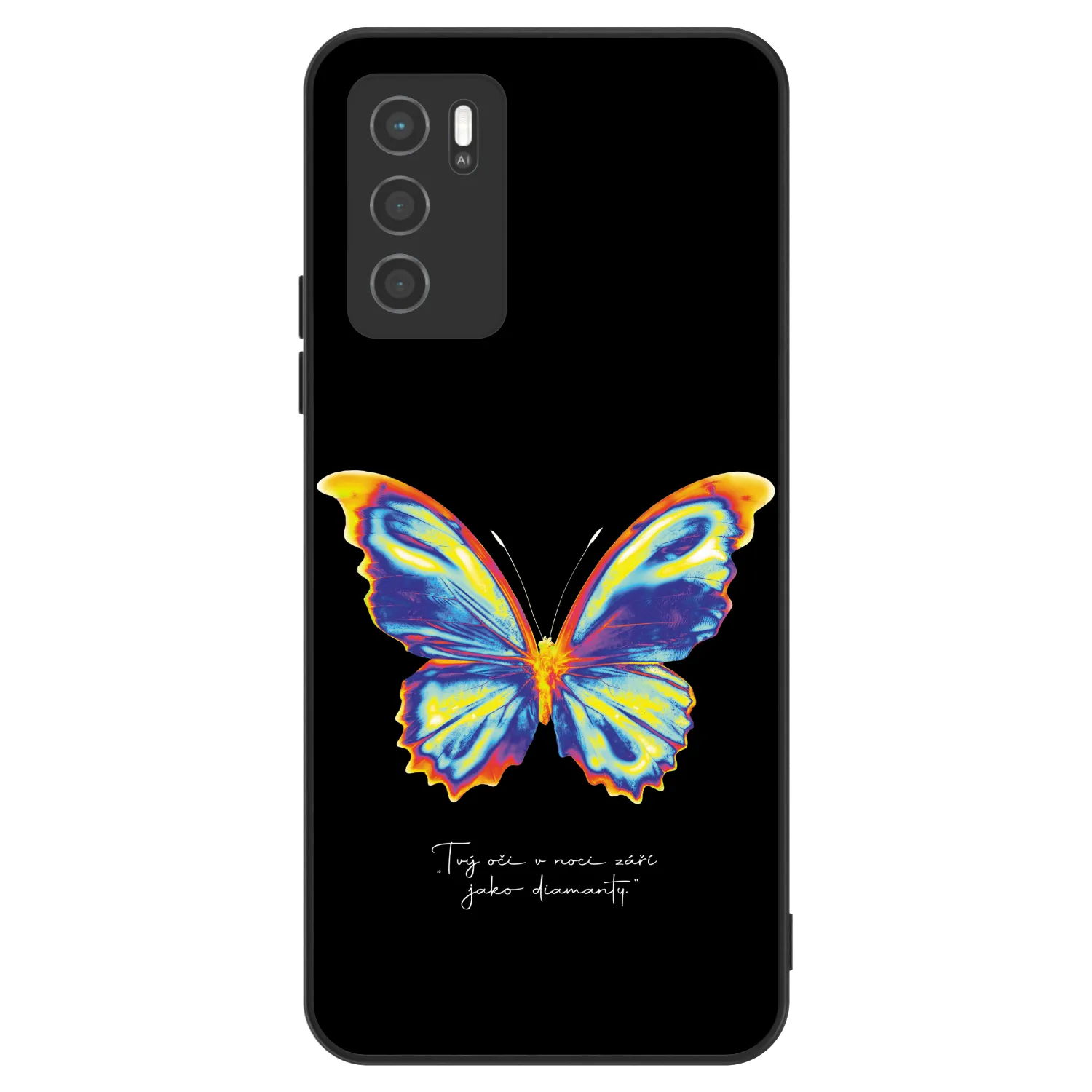 Picasee ULTIMATE CASE za OPPO A16s - Diamanty Black