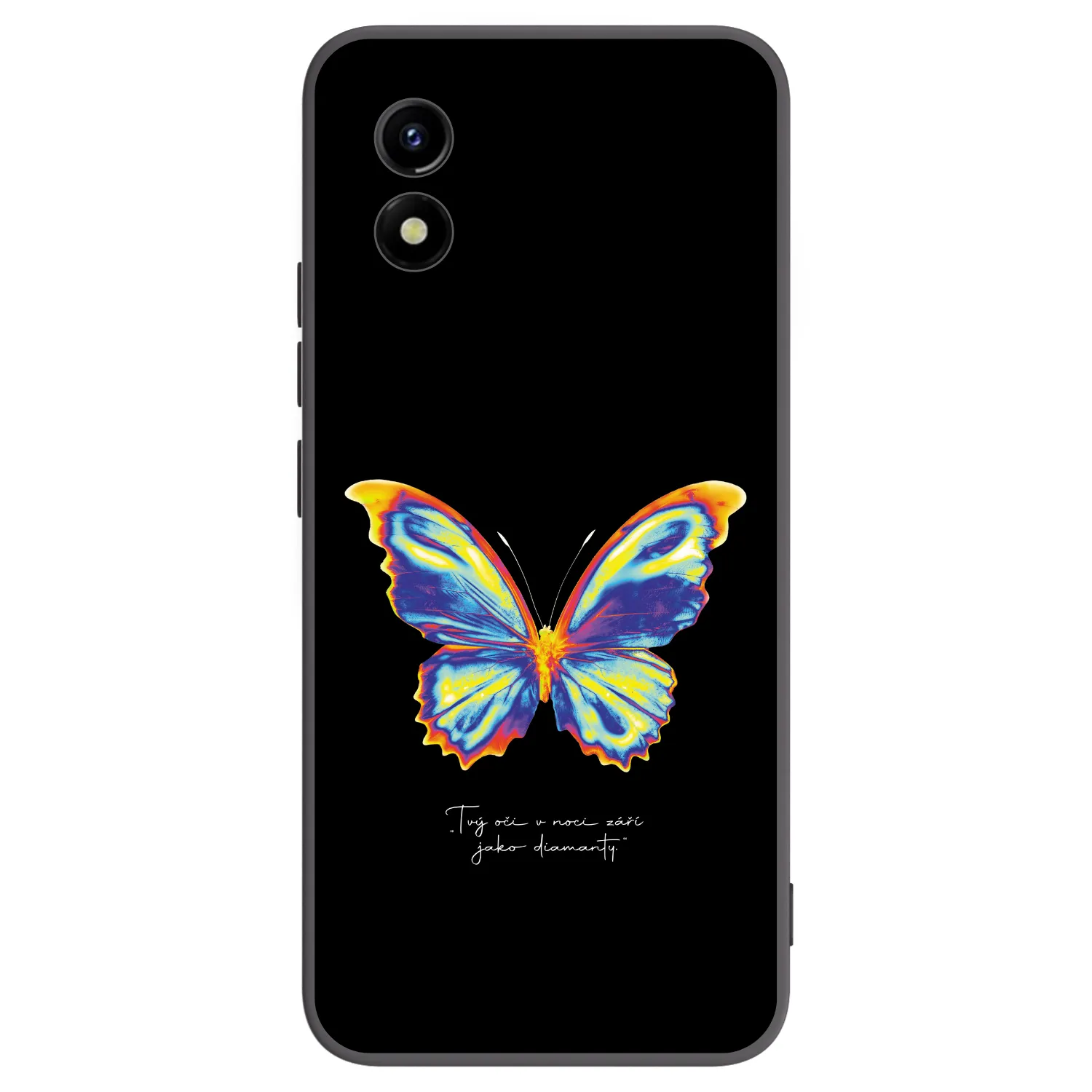 Picasee crna silikonska maskica za Vivo Y01 - Diamanty Black