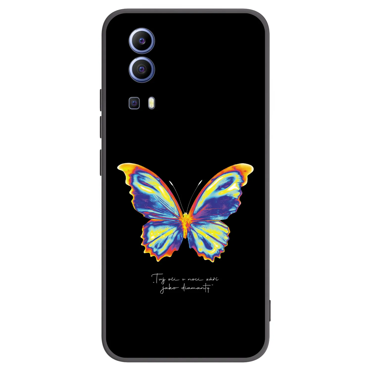 Picasee crna silikonska maskica za Vivo Y52 5G - Diamanty Black