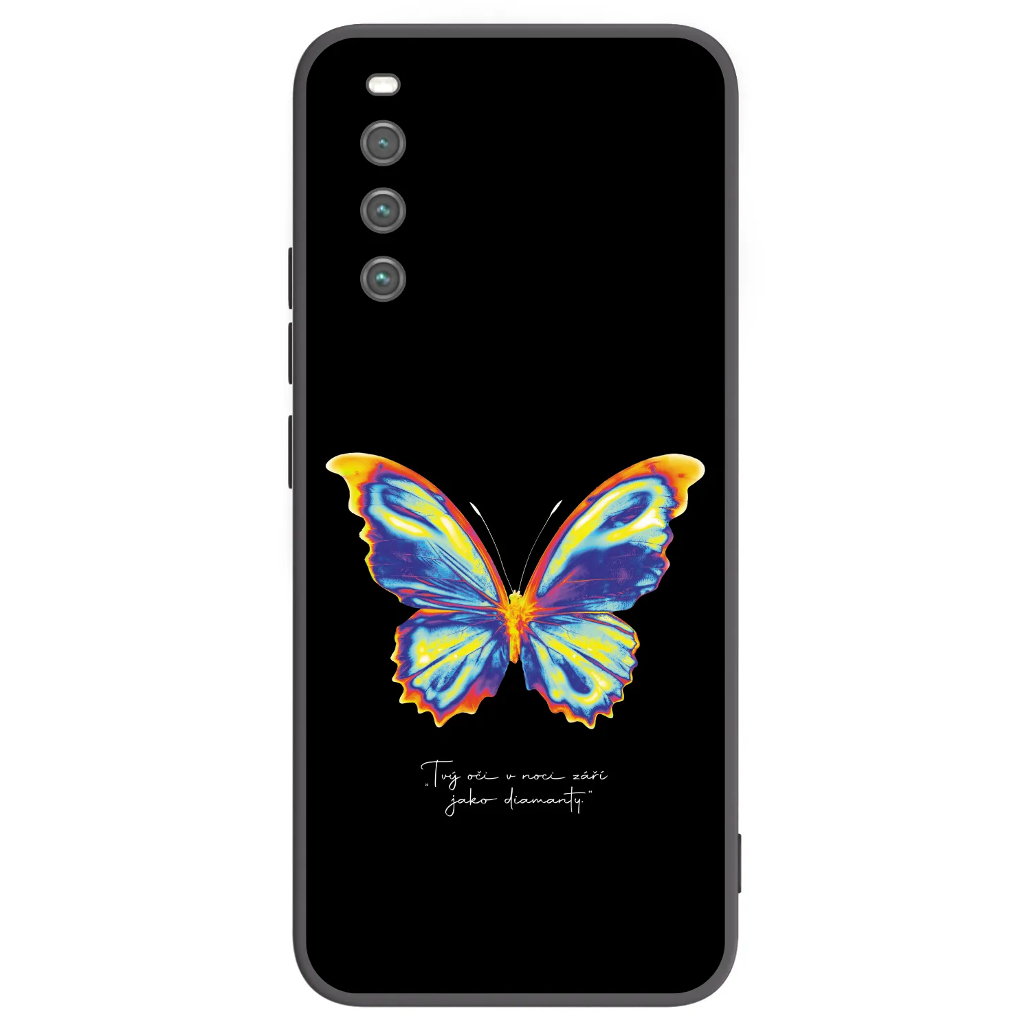 Picasee crna silikonska maskica za Sony Xperia 10 IV 5G - Diamanty Black