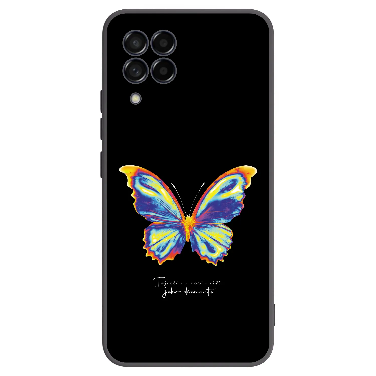 Picasee crna silikonska maskica za Samsung Galaxy M53 5G - Diamanty Black