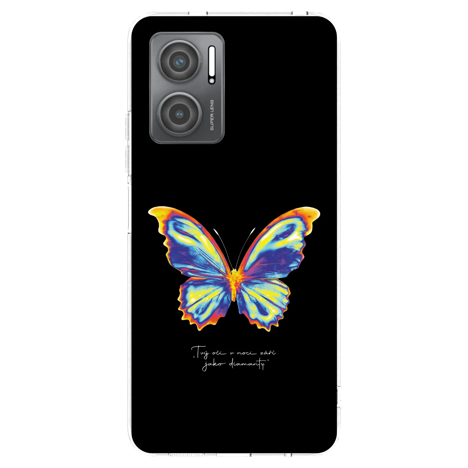Picasee silikonska prozirna maskica za Xiaomi Redmi 10 5G - Diamanty Black