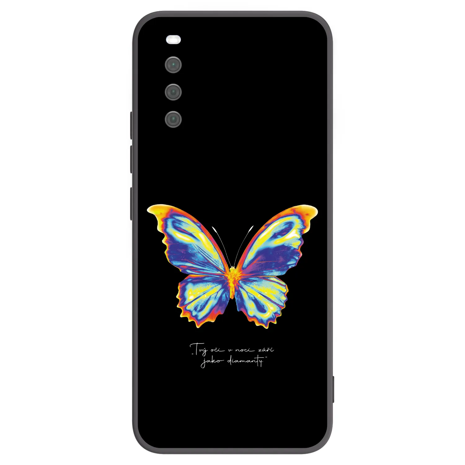 Picasee crna silikonska maskica za Sony Xperia 10 III - Diamanty Black