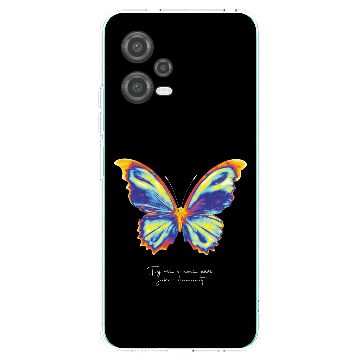 Picasee silikonska prozirna maskica za Xiaomi Poco X5 - Diamanty Black