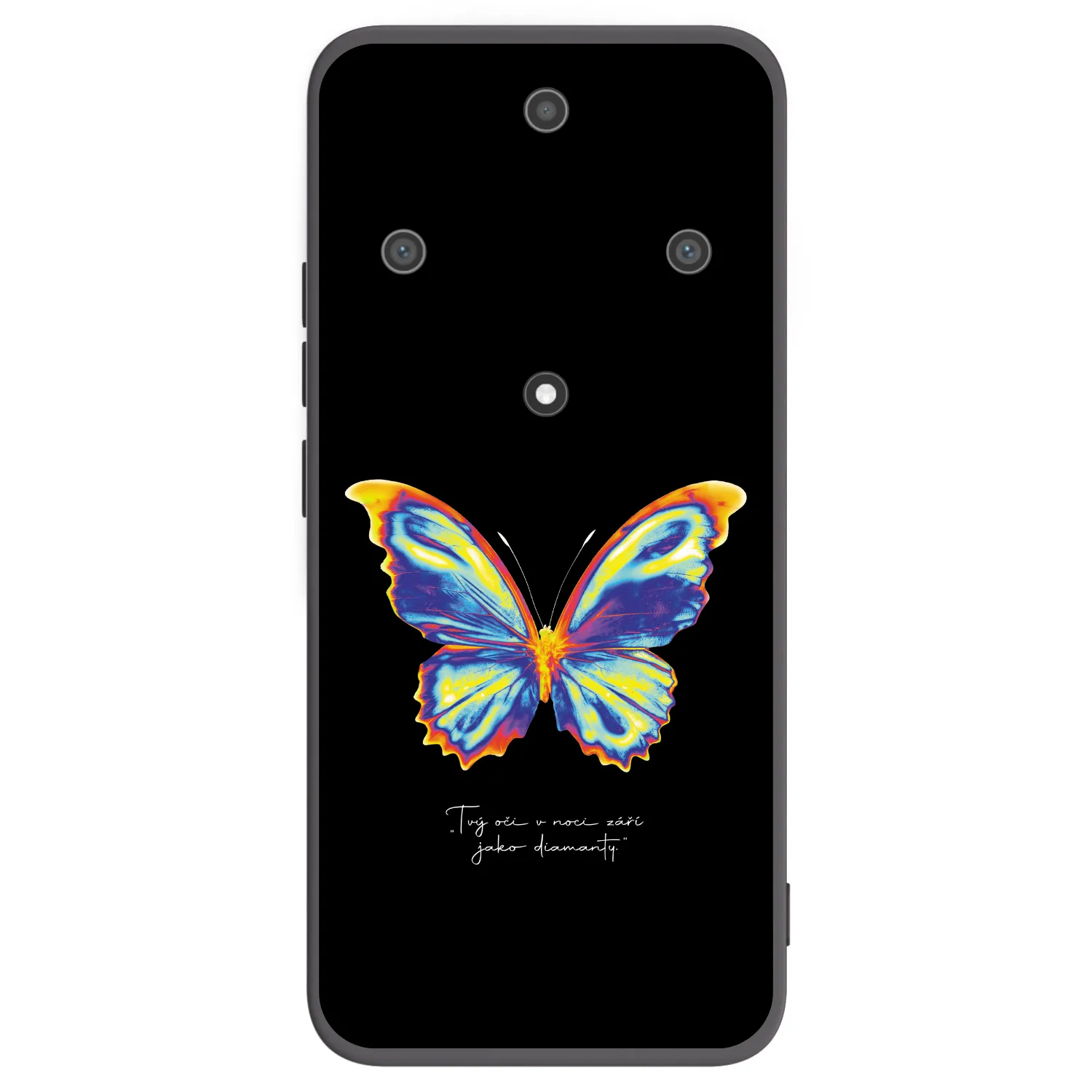 Picasee crna silikonska maskica za Honor Magic5 Lite 5G - Diamanty Black