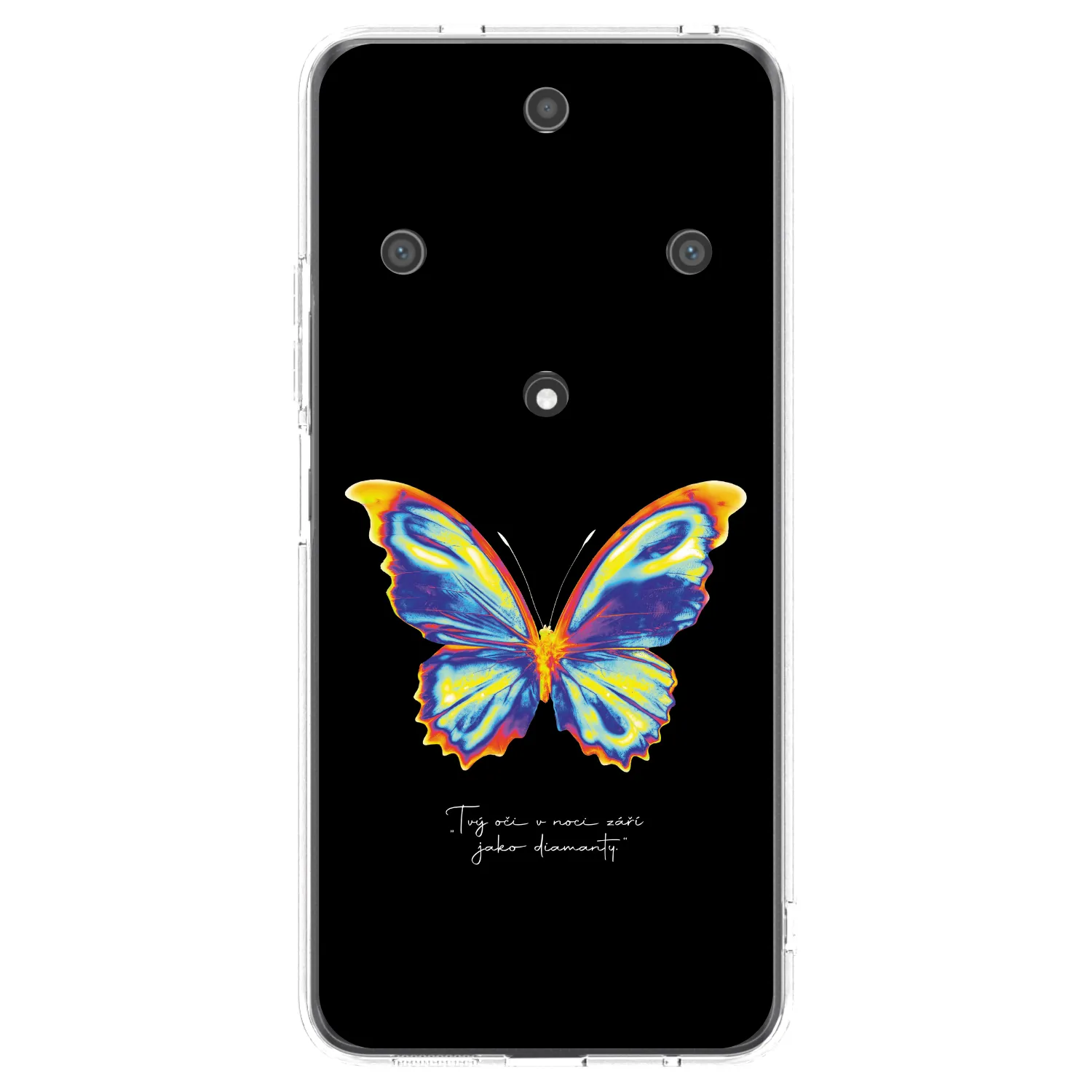 Picasee silikonska prozirna maskica za Honor Magic5 Lite 5G - Diamanty Black
