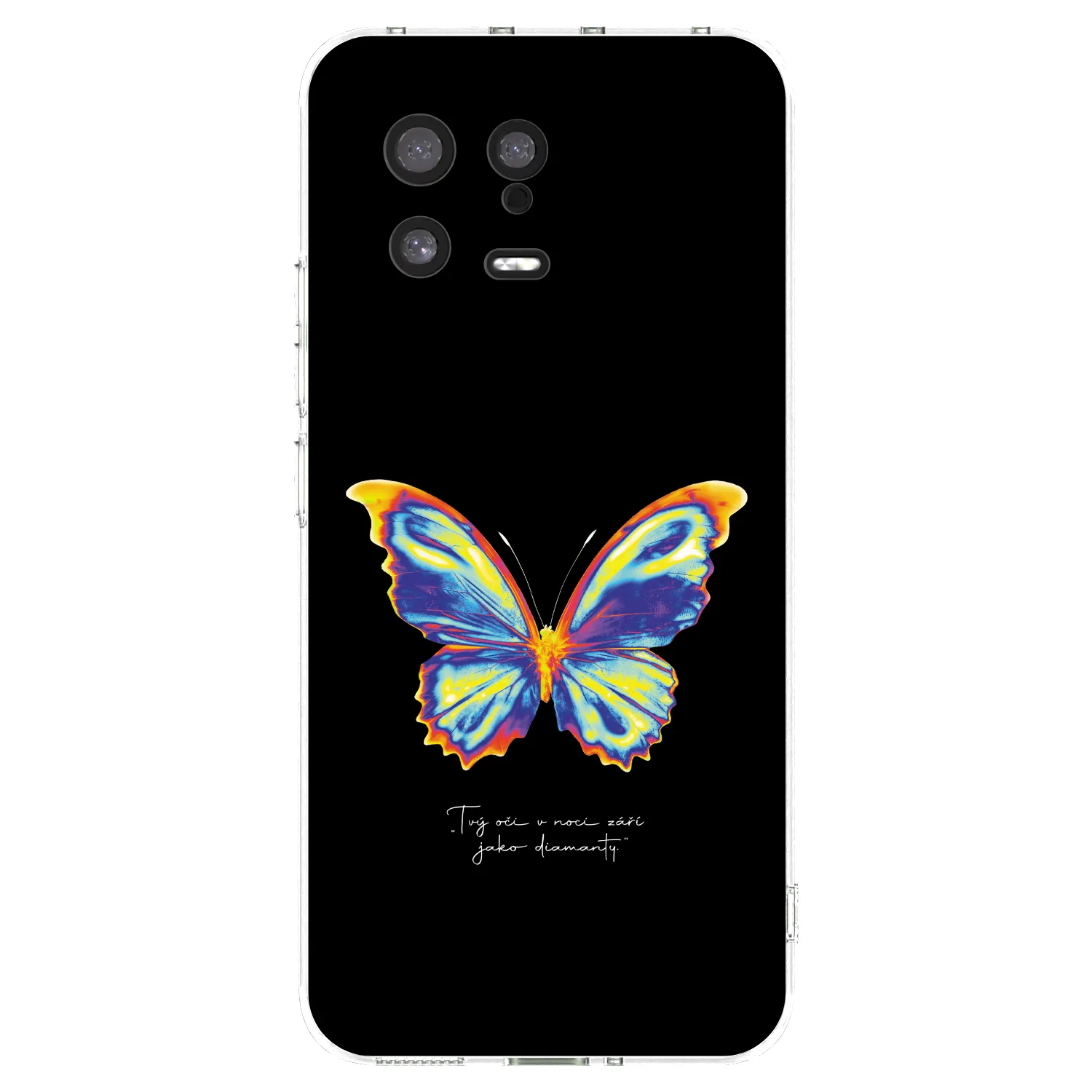 Picasee silikonska prozirna maskica za Xiaomi 13 - Diamanty Black
