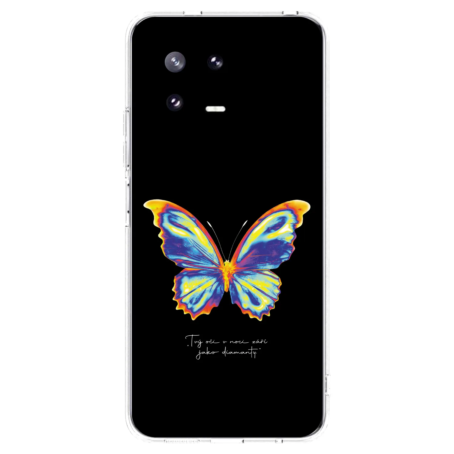 Picasee silikonska prozirna maskica za Xiaomi 13 Pro - Diamanty Black