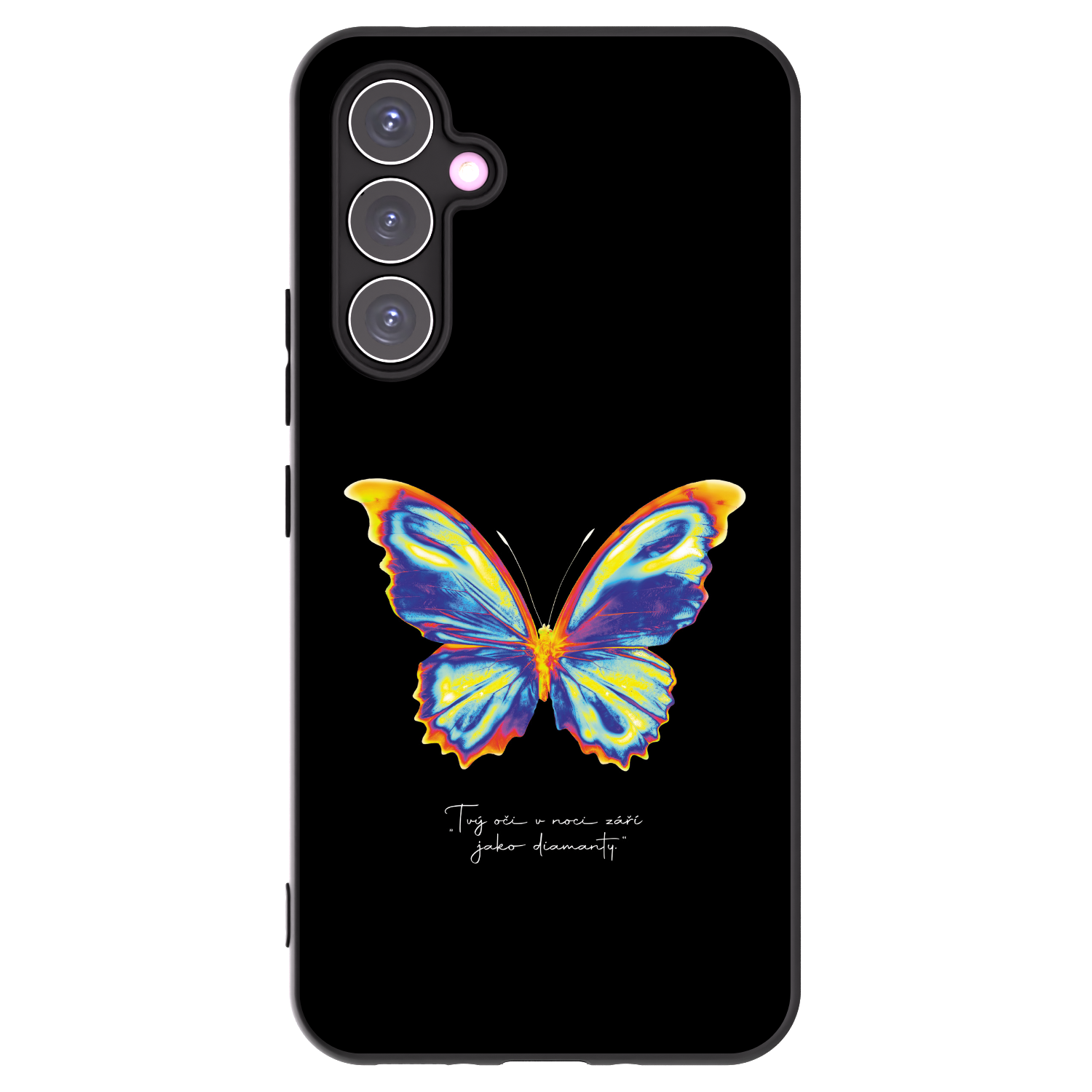 Picasee crna silikonska maskica za Samsung Galaxy A54 5G A546B - Diamanty Black