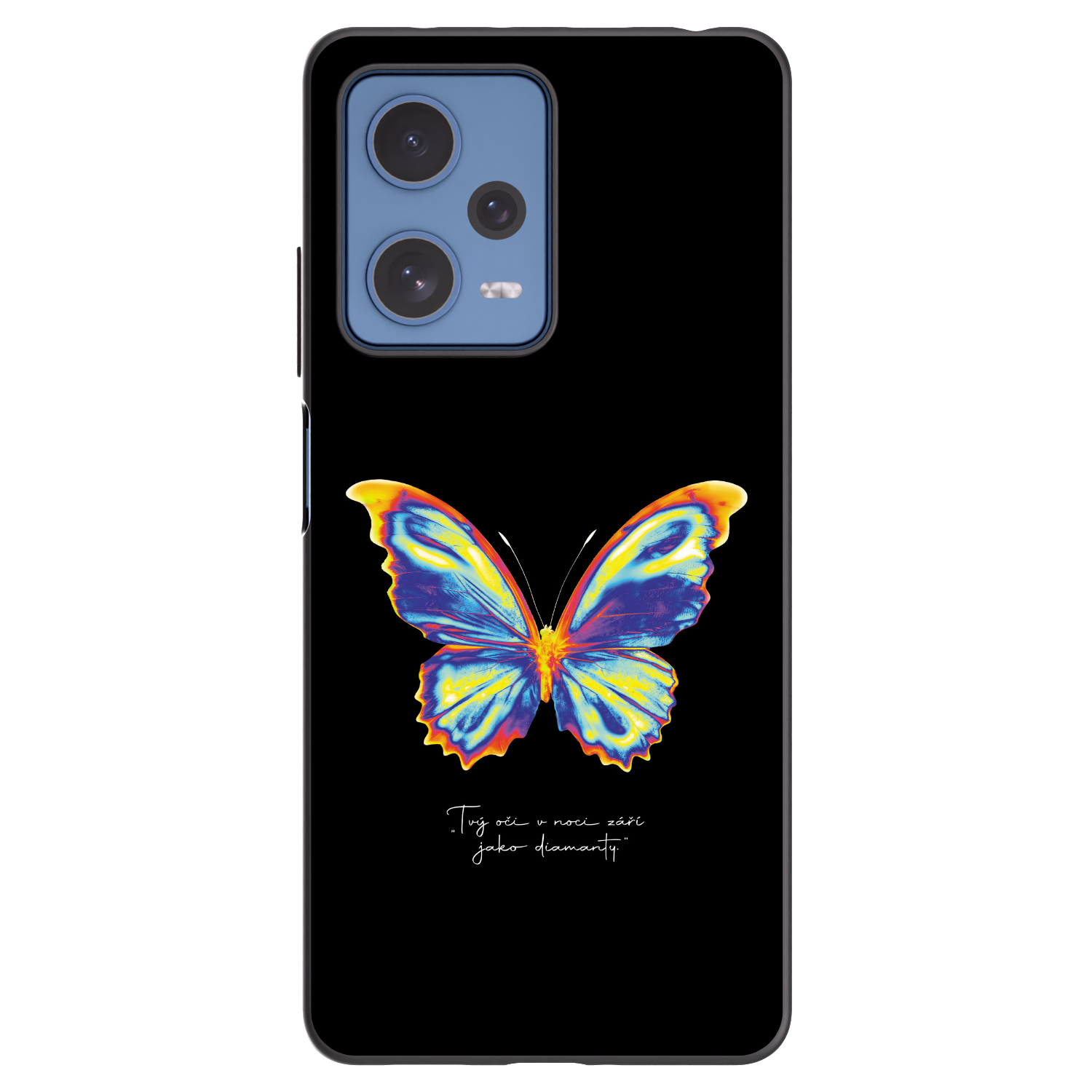 Picasee crna silikonska maskica za Xiaomi Redmi Note 12 Pro 5G - Diamanty Black