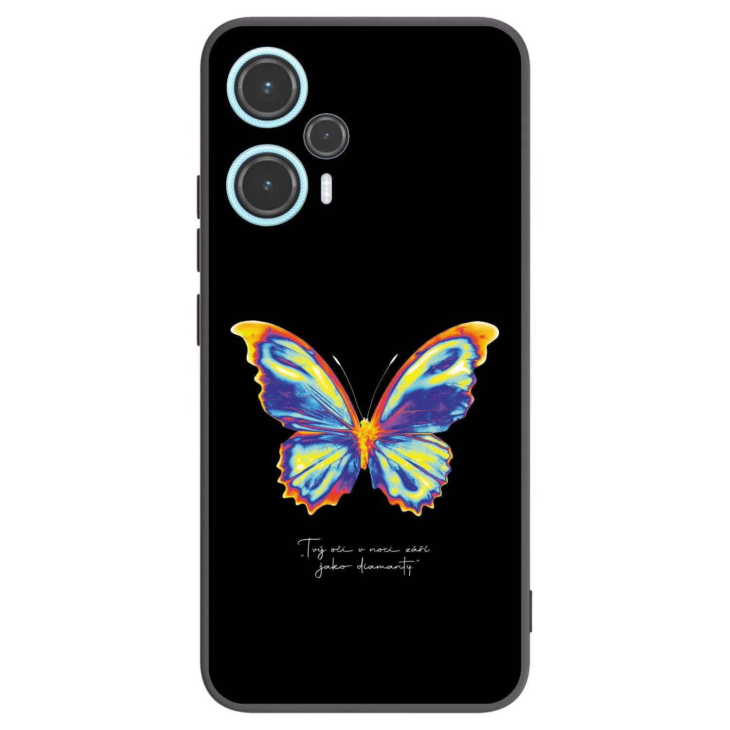 Picasee crna silikonska maskica za Xiaomi Poco F5 - Diamanty Black