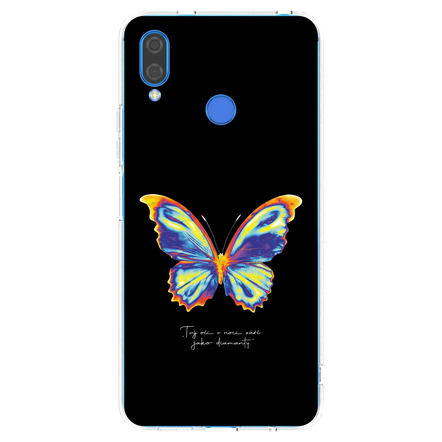 Picasee silikonska prozirna maskica za Huawei Nova 3 - Diamanty Black