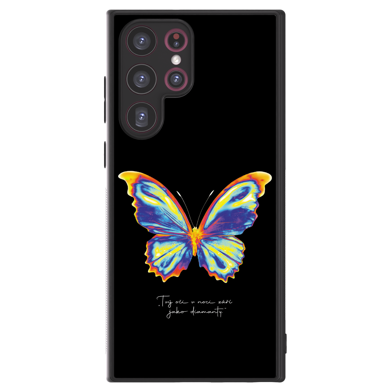 Picasee ULTIMATE CASE PowerShare za Samsung Galaxy S22 Ultra 5G - Diamanty Black