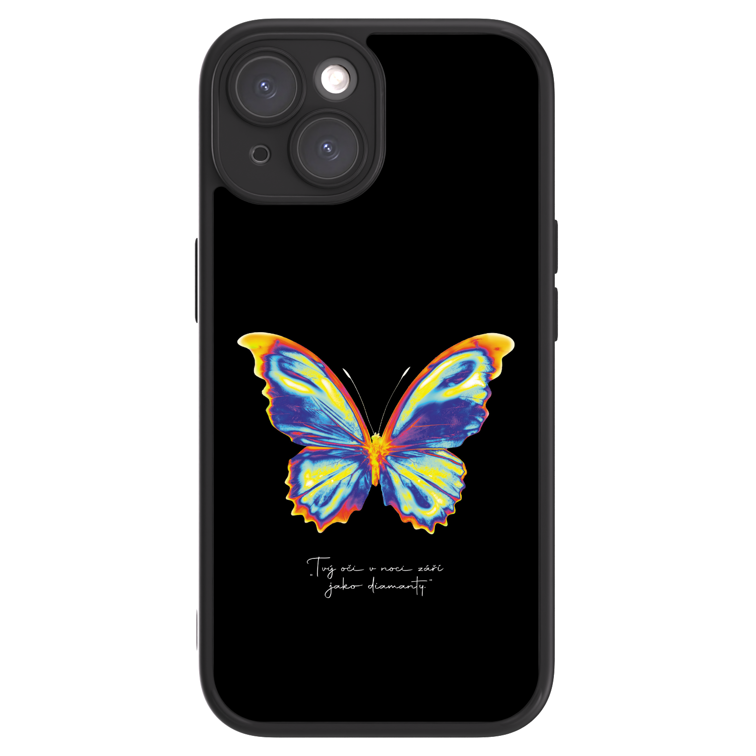 Picasee ULTIMATE CASE za Apple iPhone 15 - Diamanty Black