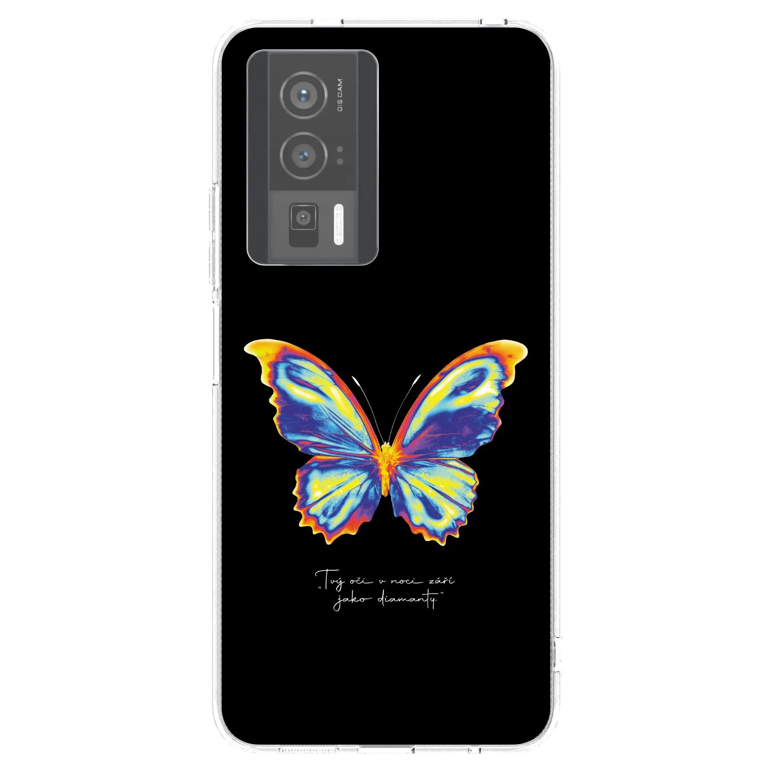 Picasee silikonska prozirna maskica za Xiaomi Poco F5 Pro 5G - Diamanty Black