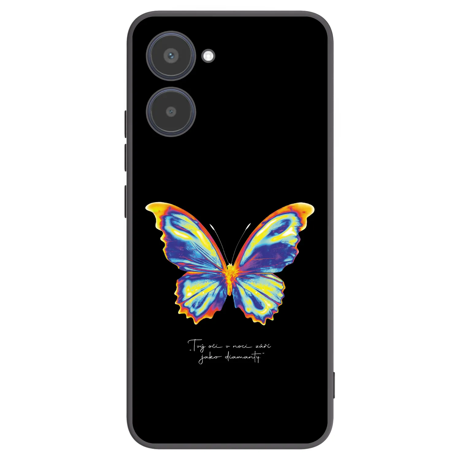 Picasee crna silikonska maskica za Realme 10 4G - Diamanty Black
