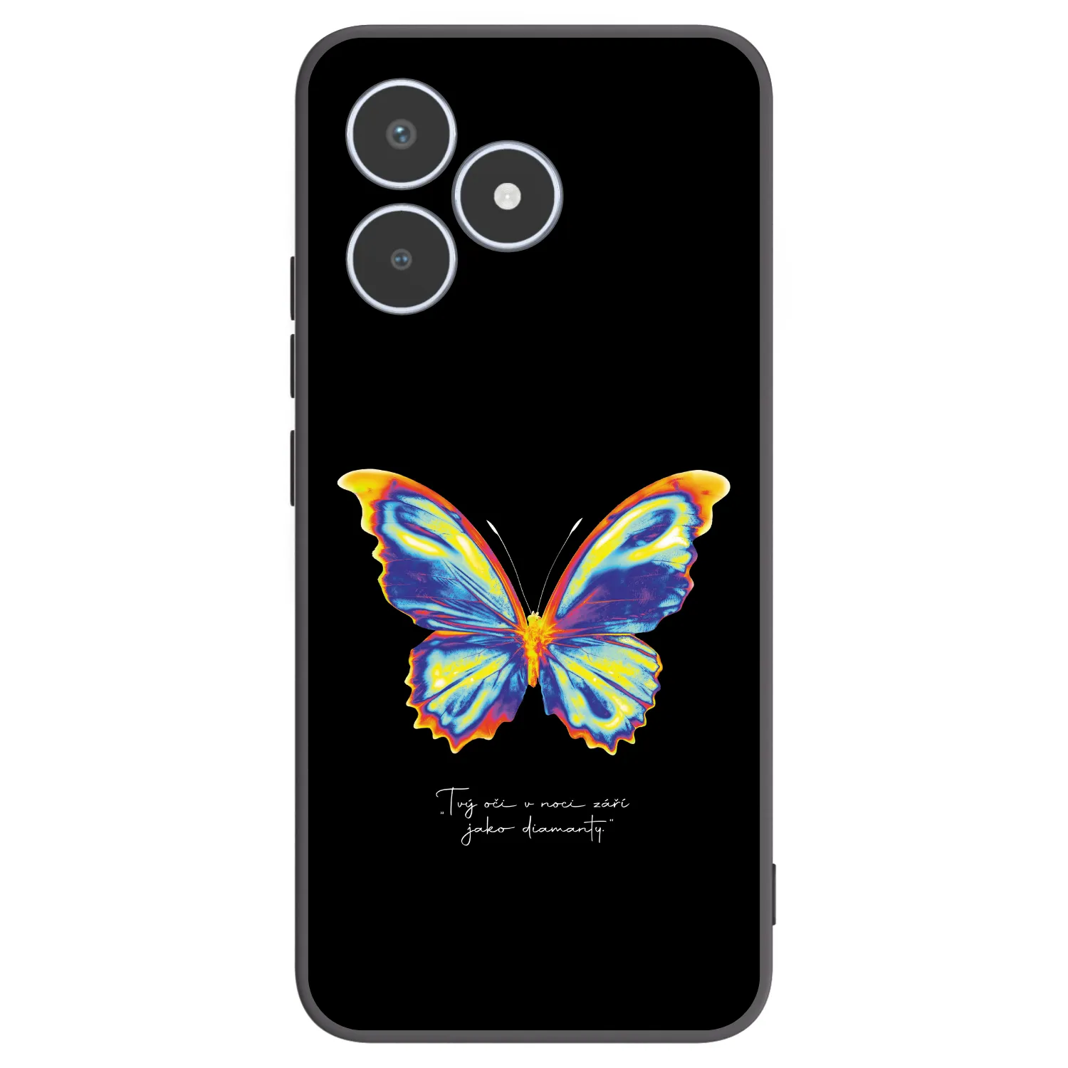 Picasee crna silikonska maskica za Realme C53 - Diamanty Black