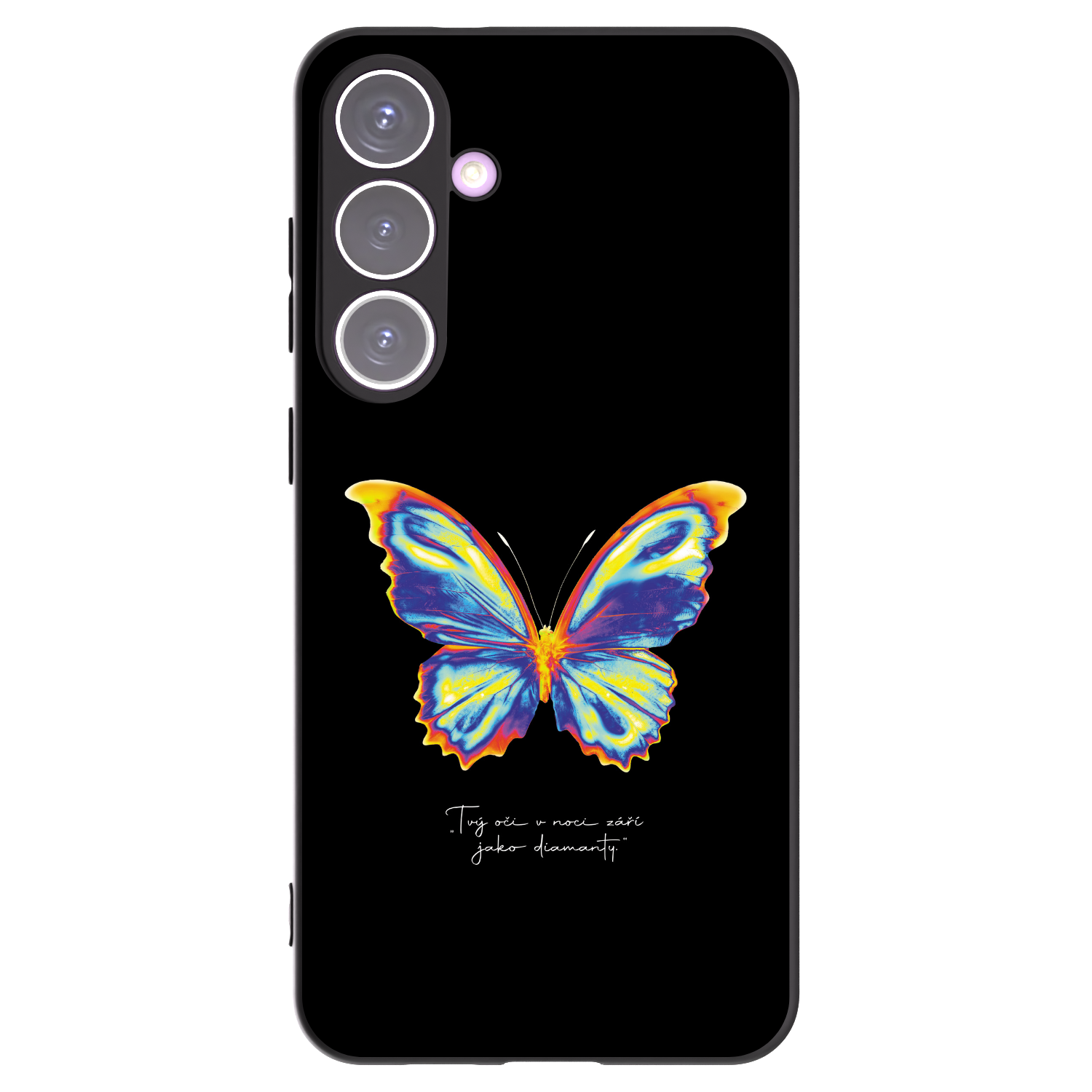 Picasee crna silikonska maskica za Samsung Galaxy S24+ S926B 5G - Diamanty Black