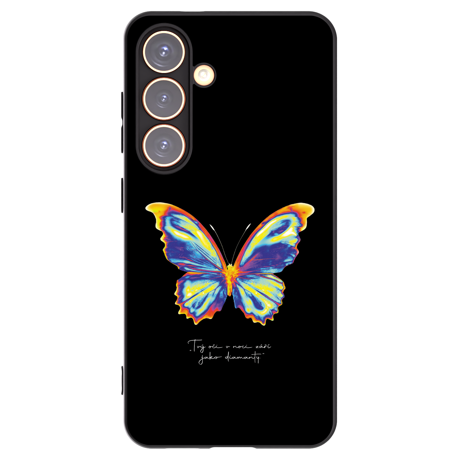 Picasee crna silikonska maskica za Samsung Galaxy S24 S921B 5G - Diamanty Black