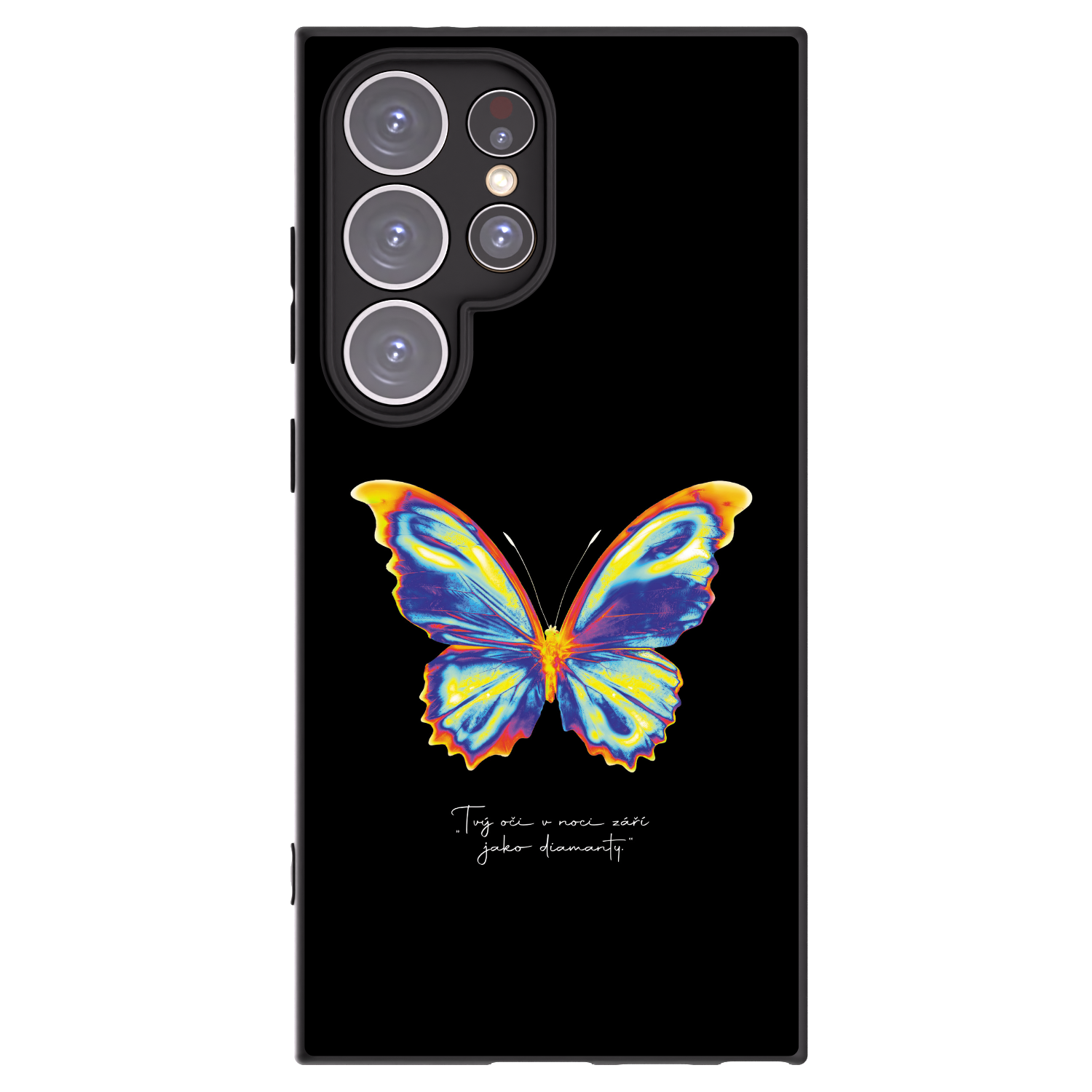 Picasee crna silikonska maskica za Samsung Galaxy S24 Ultra S928B 5G - Diamanty Black