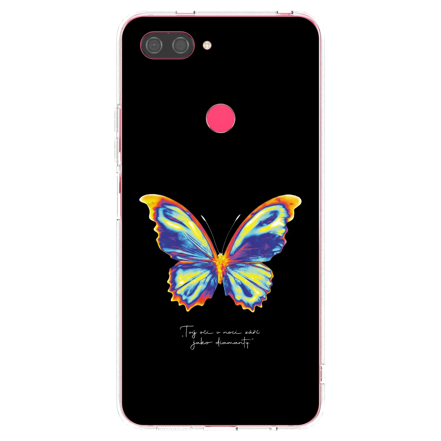 Picasee silikonska prozirna maskica za Xiaomi Mi 8 Lite - Diamanty Black