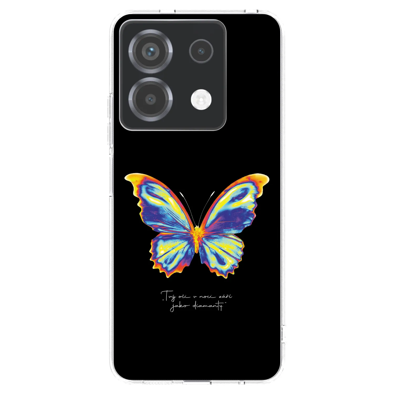 Picasee silikonska prozirna maskica za Xiaomi Poco X6 - Diamanty Black