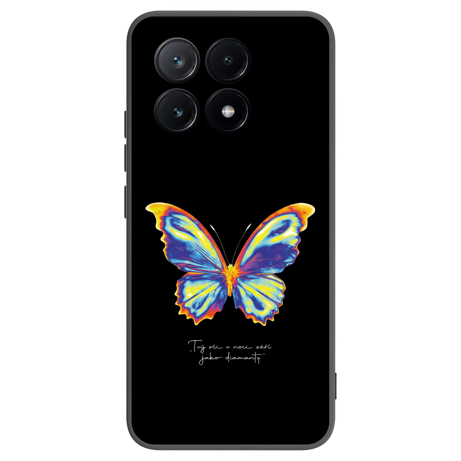 Picasee crna silikonska maskica za Xiaomi Poco X6 Pro - Diamanty Black
