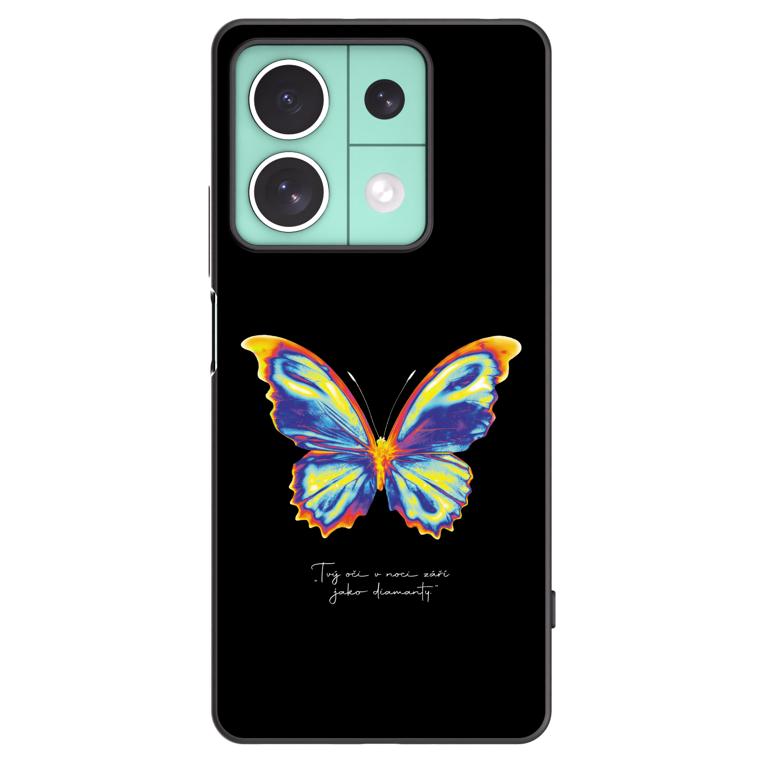 Picasee crna silikonska maskica za Xiaomi Redmi Note 13 5G - Diamanty Black