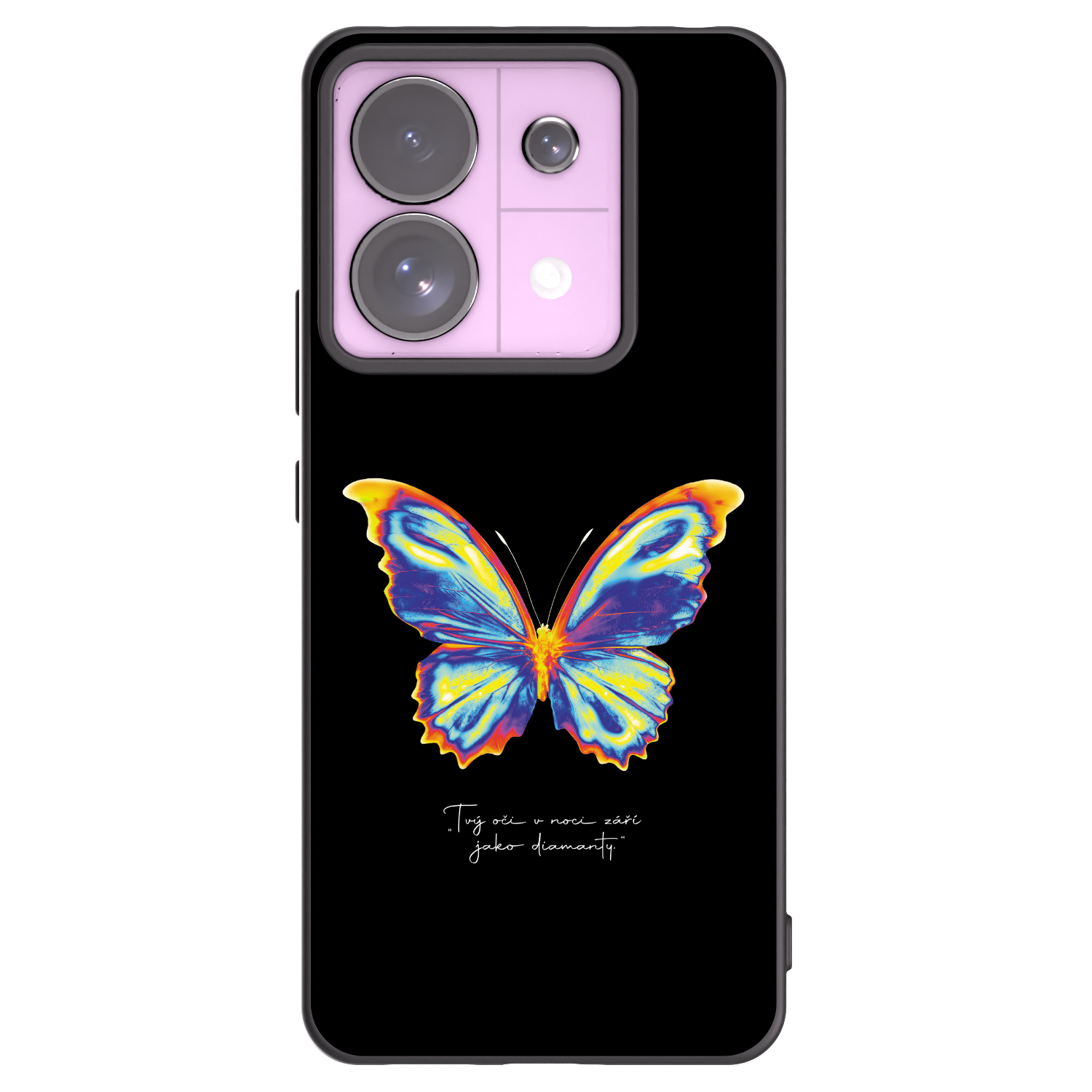 Picasee crna silikonska maskica za Xiaomi Redmi Note 13 Pro 5G - Diamanty Black