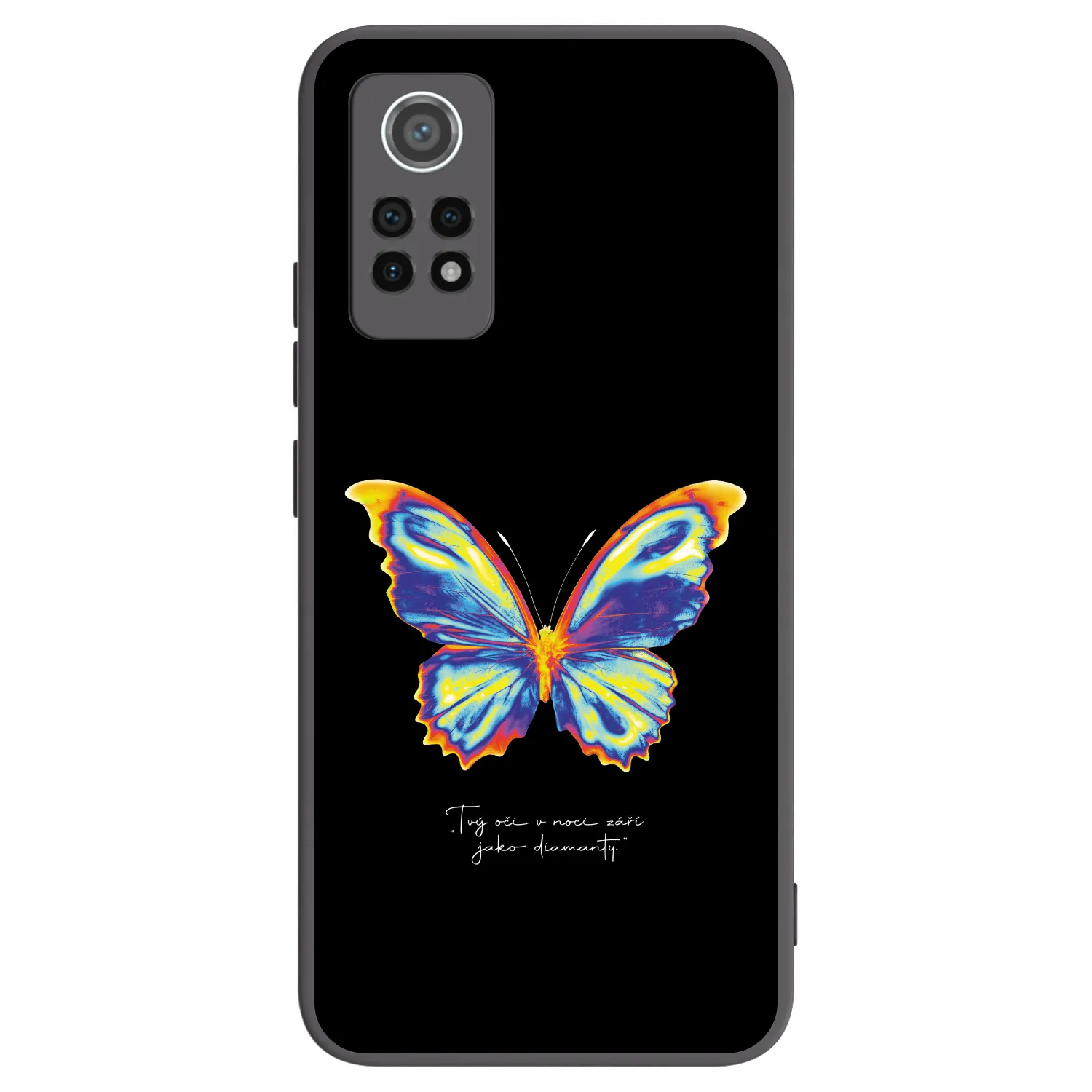 Picasee crna silikonska maskica za Xiaomi Redmi Note 12 Pro 4G - Diamanty Black