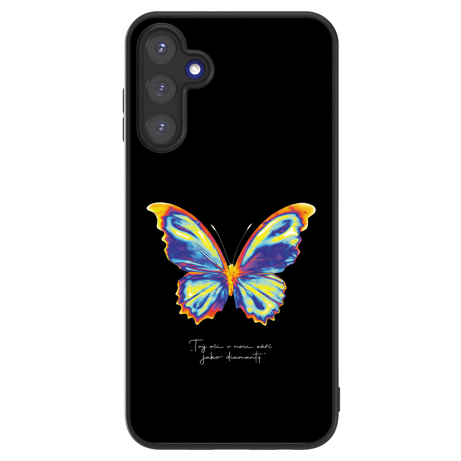 Picasee ULTIMATE CASE za Samsung Galaxy A15 A155F 4G - Diamanty Black