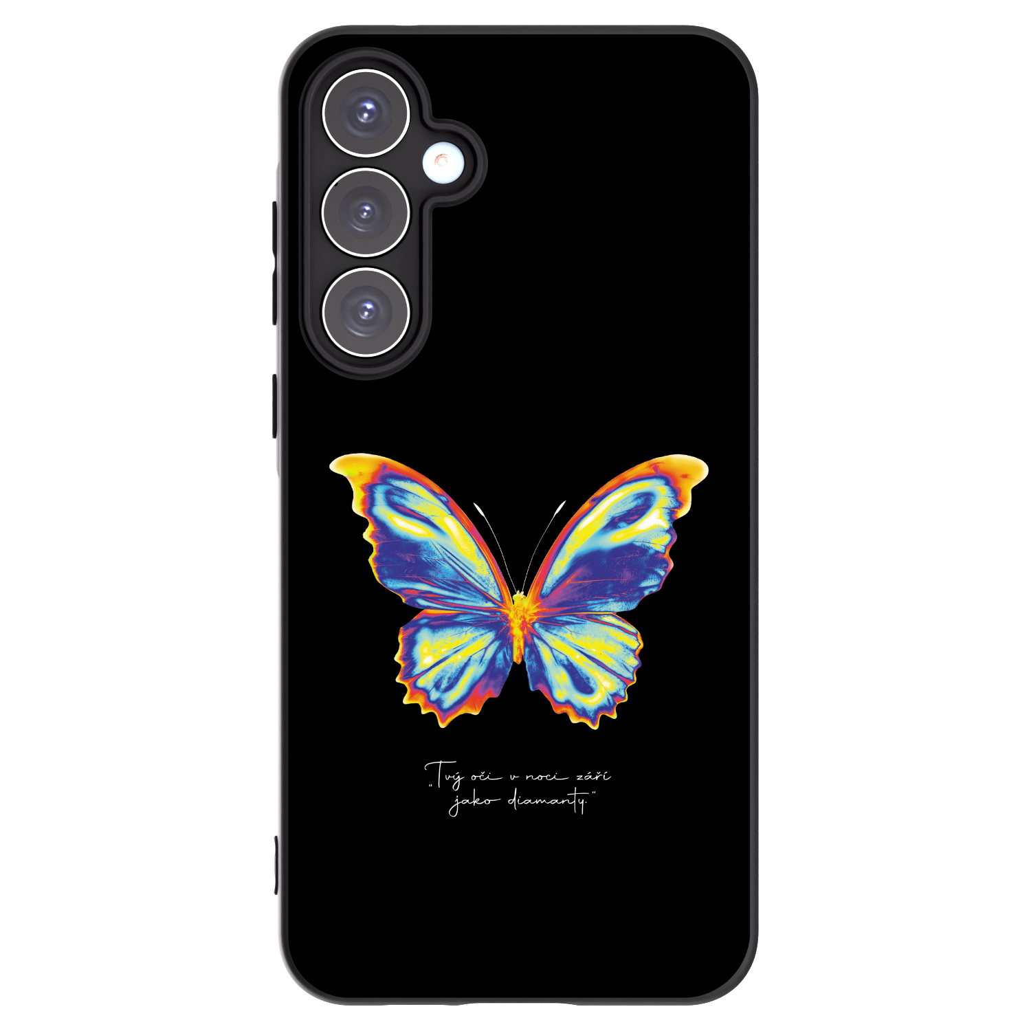 Picasee crna silikonska maskica za Samsung Galaxy A55 5G A556B - Diamanty Black