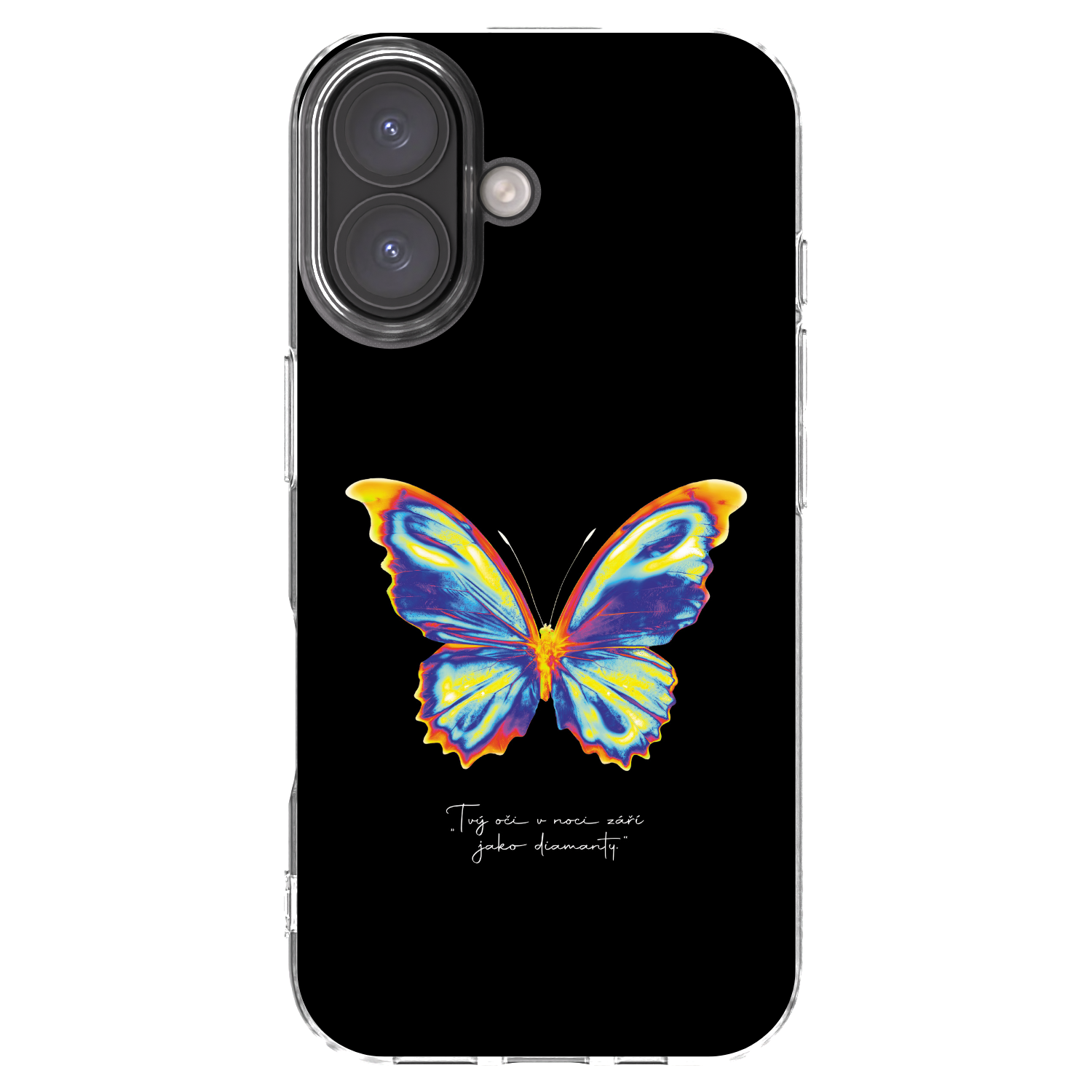 Picasee silikonska prozirna maskica za Apple iPhone 16 - Diamanty Black