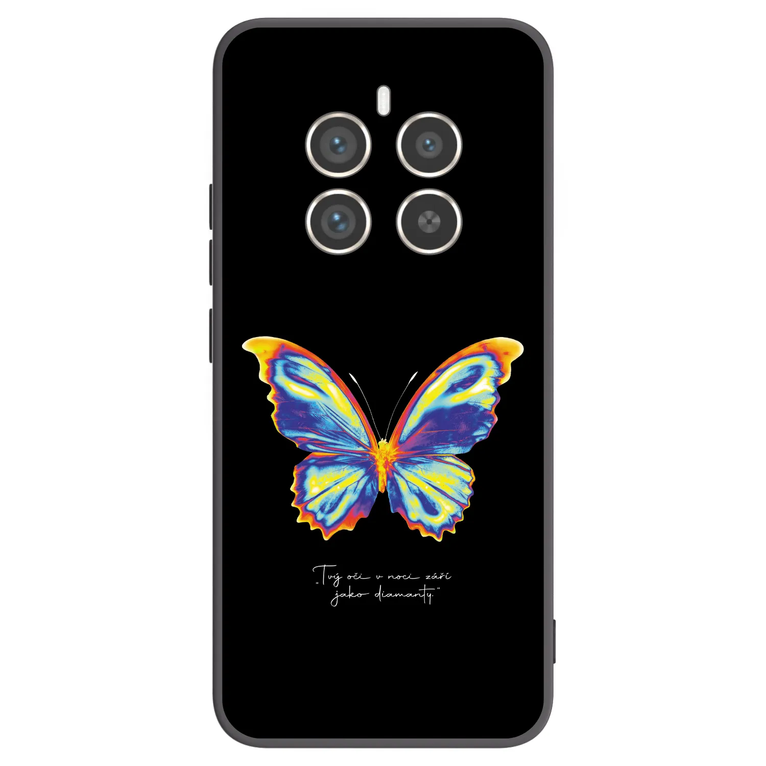 Picasee crna silikonska maskica za Realme 12 Pro 5G - Diamanty Black