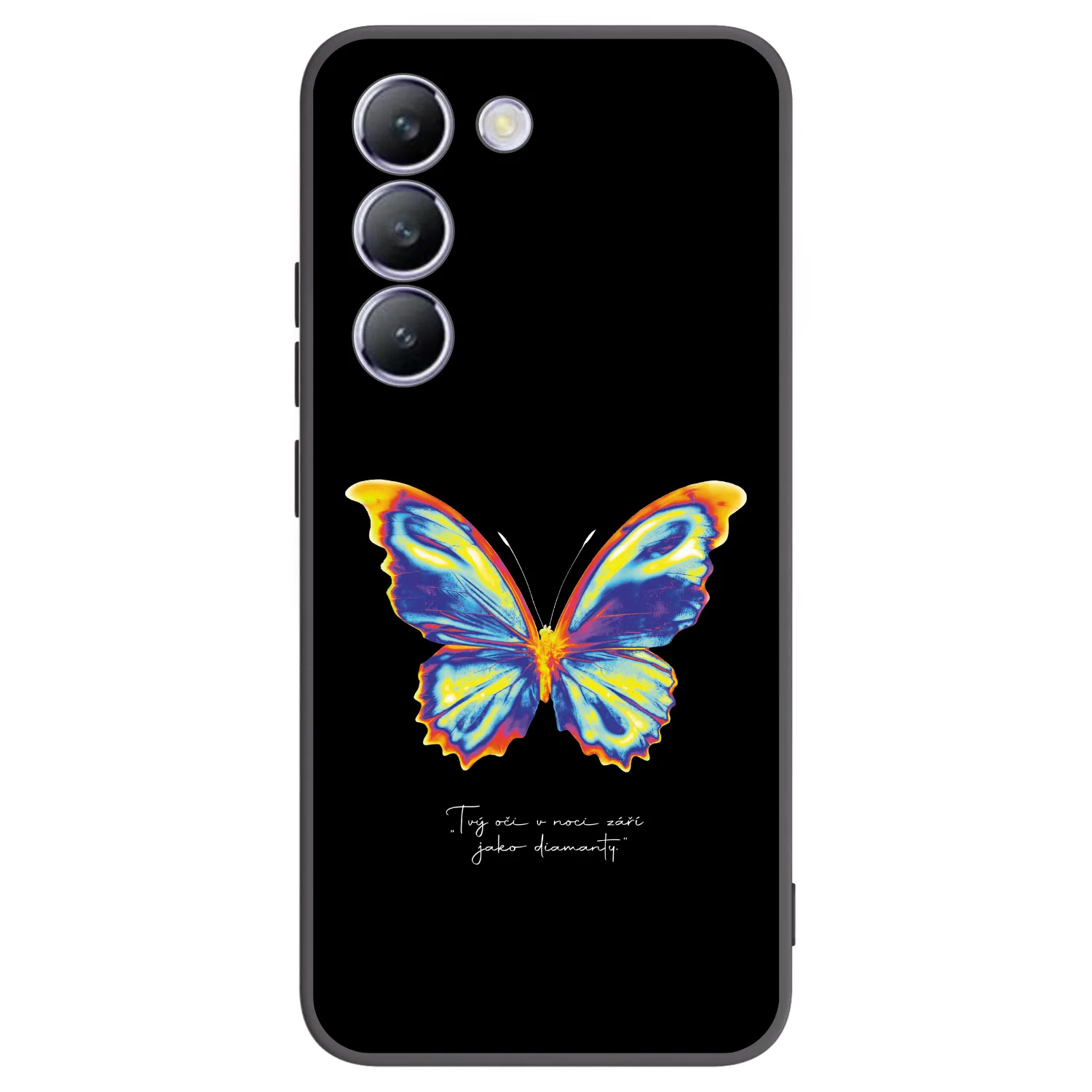Picasee crna silikonska maskica za Vivo V40 SE 5G - Diamanty Black