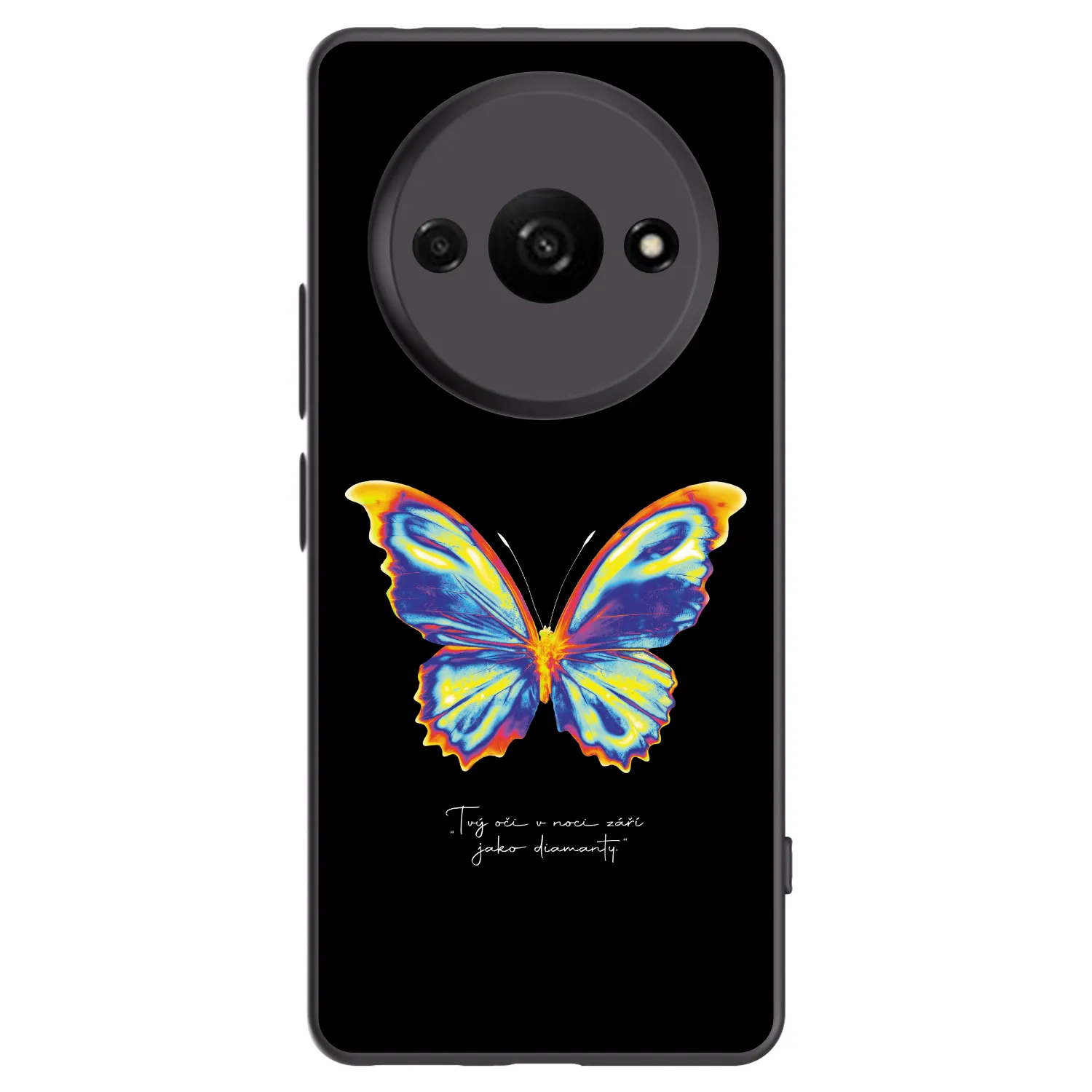 Picasee crna silikonska maskica za Xiaomi Redmi A3 - Diamanty Black